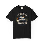 Caffeinated And Off Grid - T-Shirt