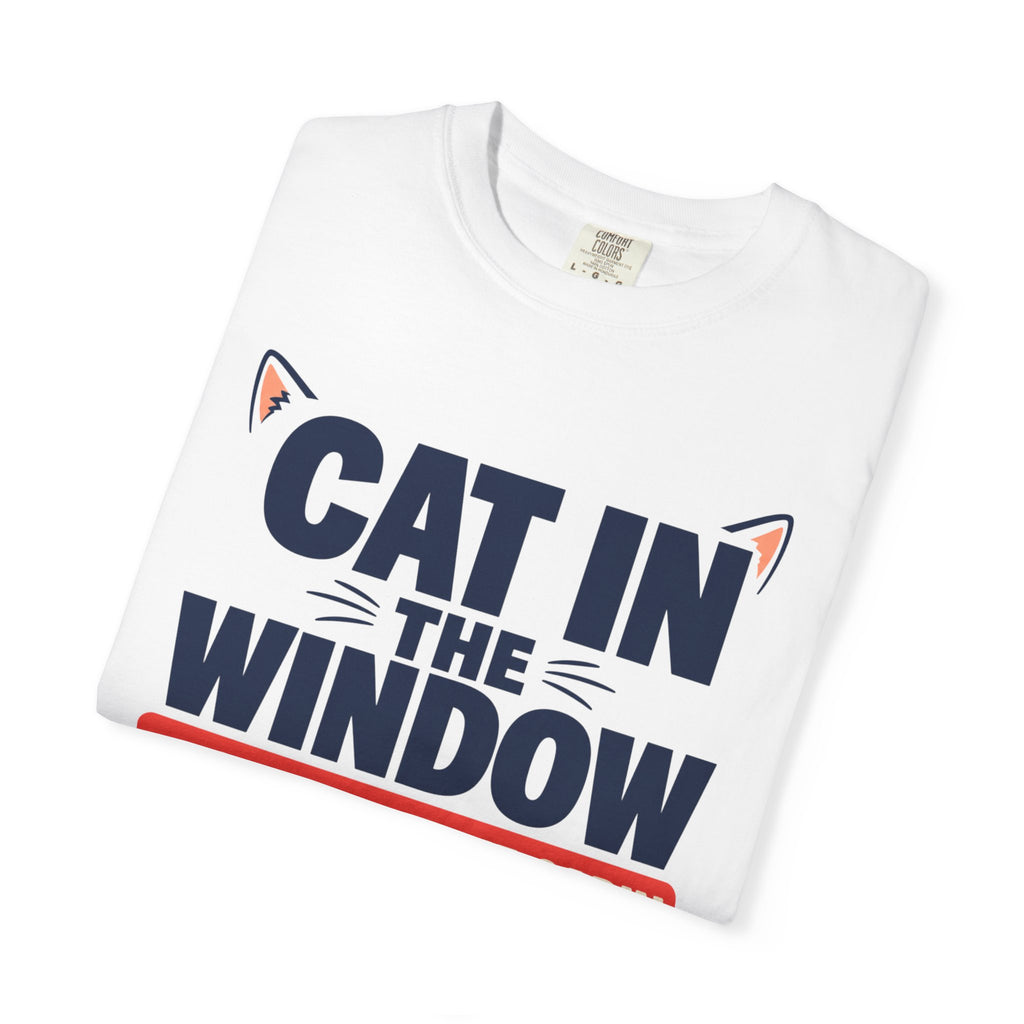 Cat In The Window Chaos In The Cabin - T-Shirt
