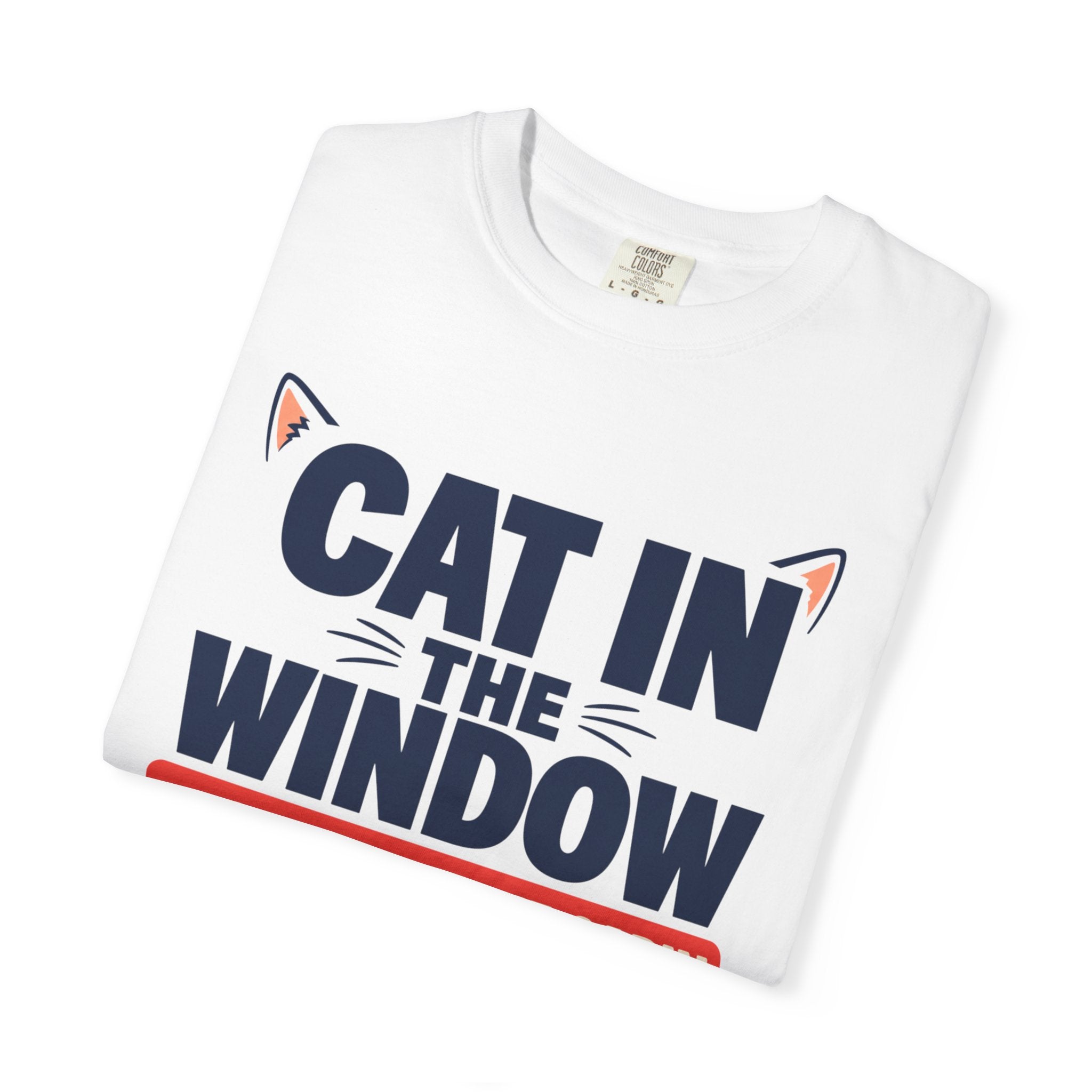 Cat In The Window Chaos In The Cabin - T-Shirt