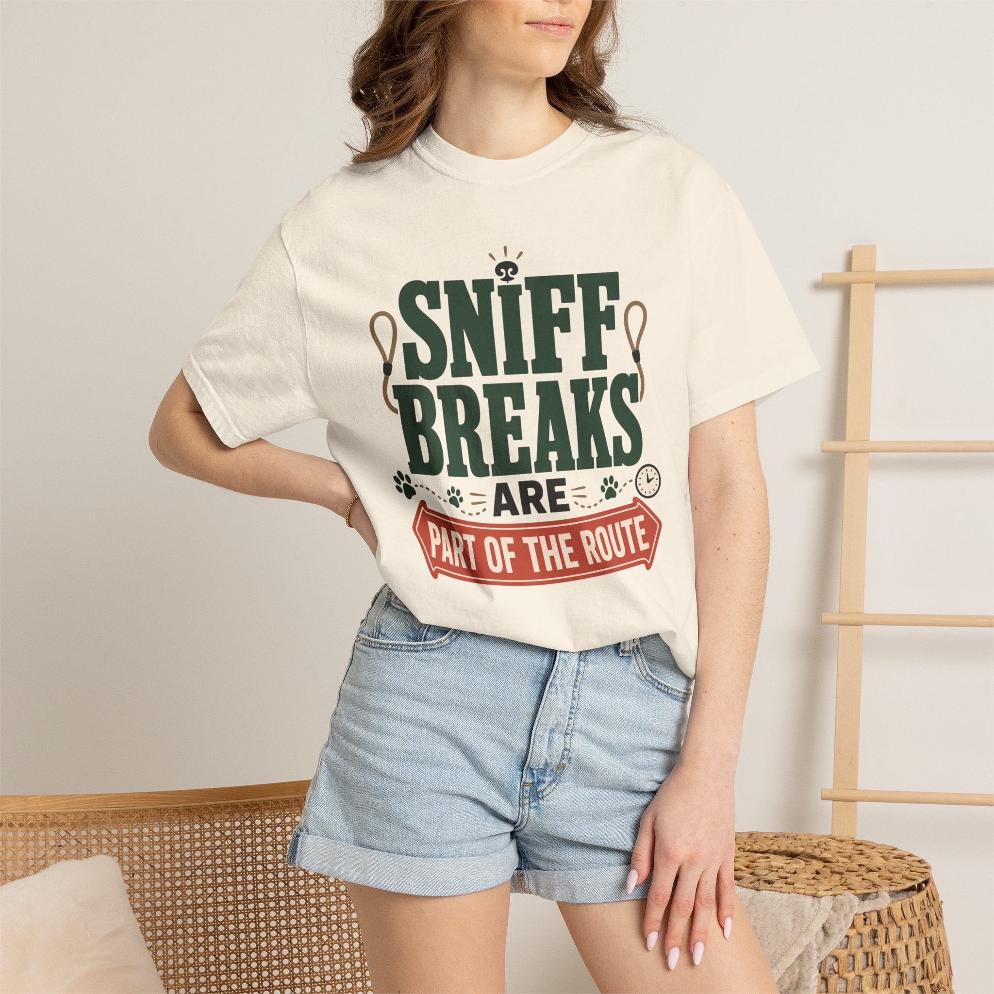 Sniff Breaks Are Part Of The Route - T-Shirt