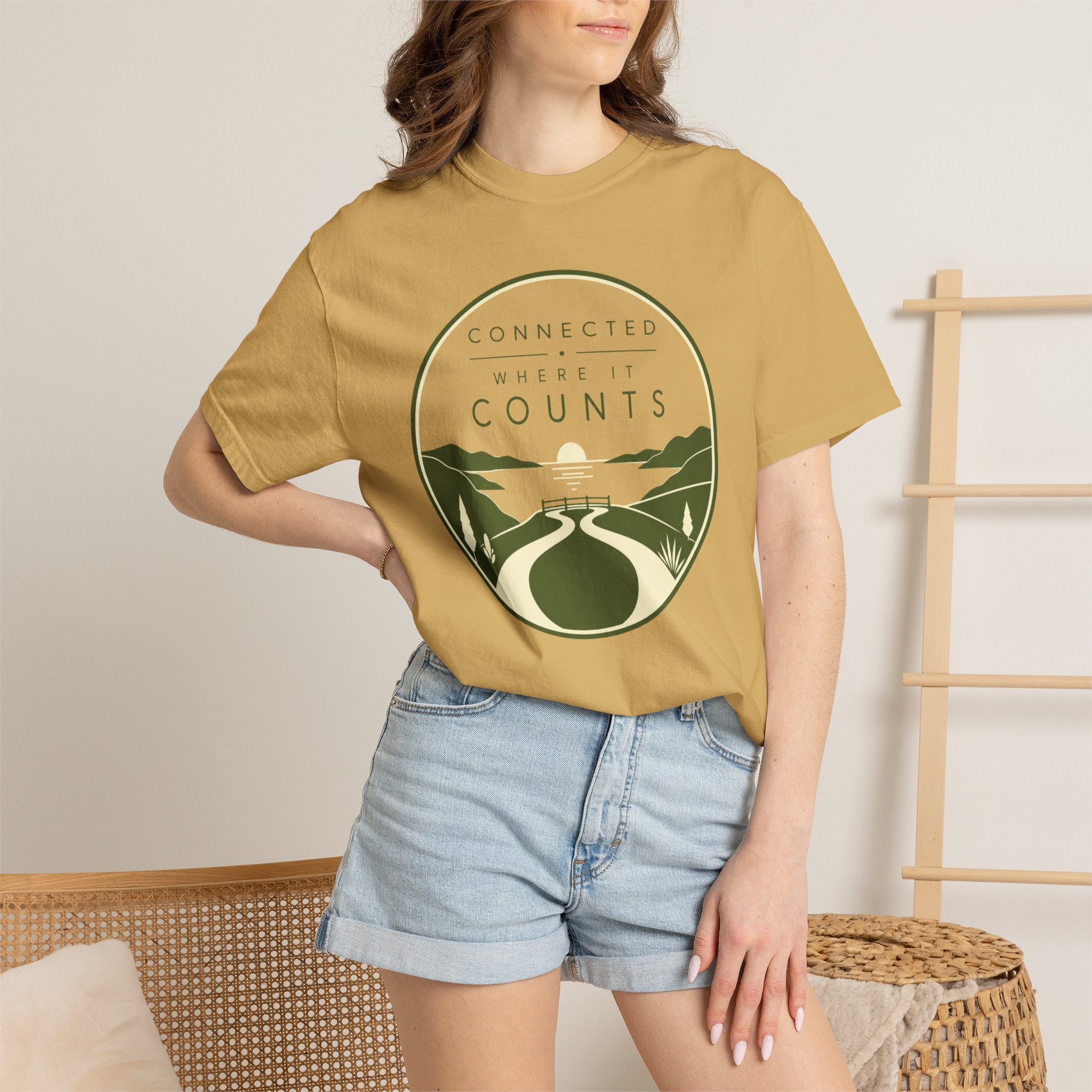 Connected Where It Counts - T-Shirt