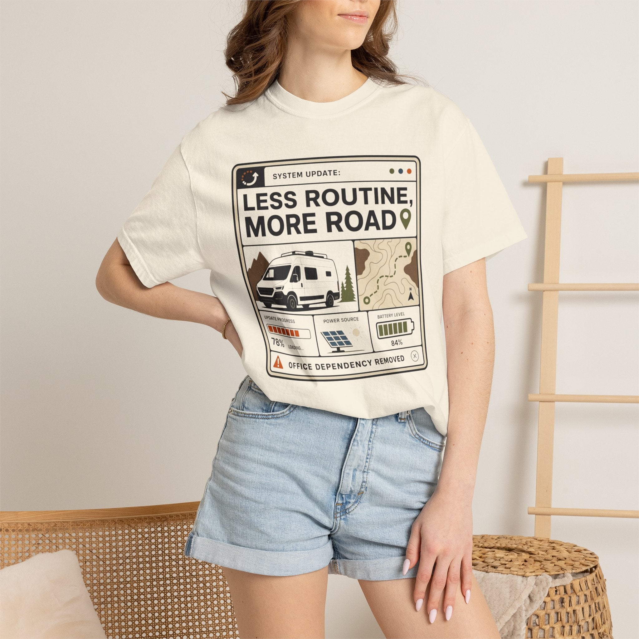 System Update Less Routine More Road - T-Shirt