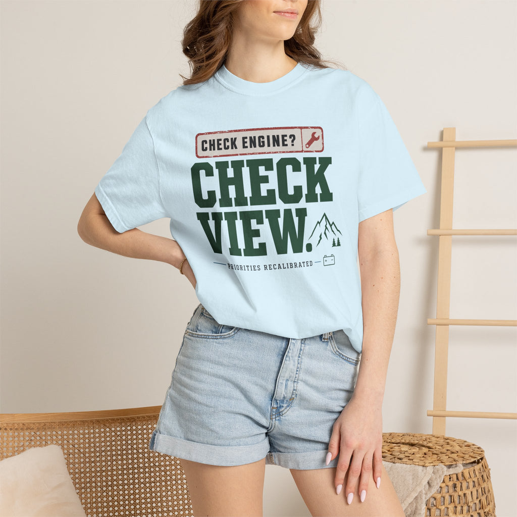Check Engine Check View - T-Shirt