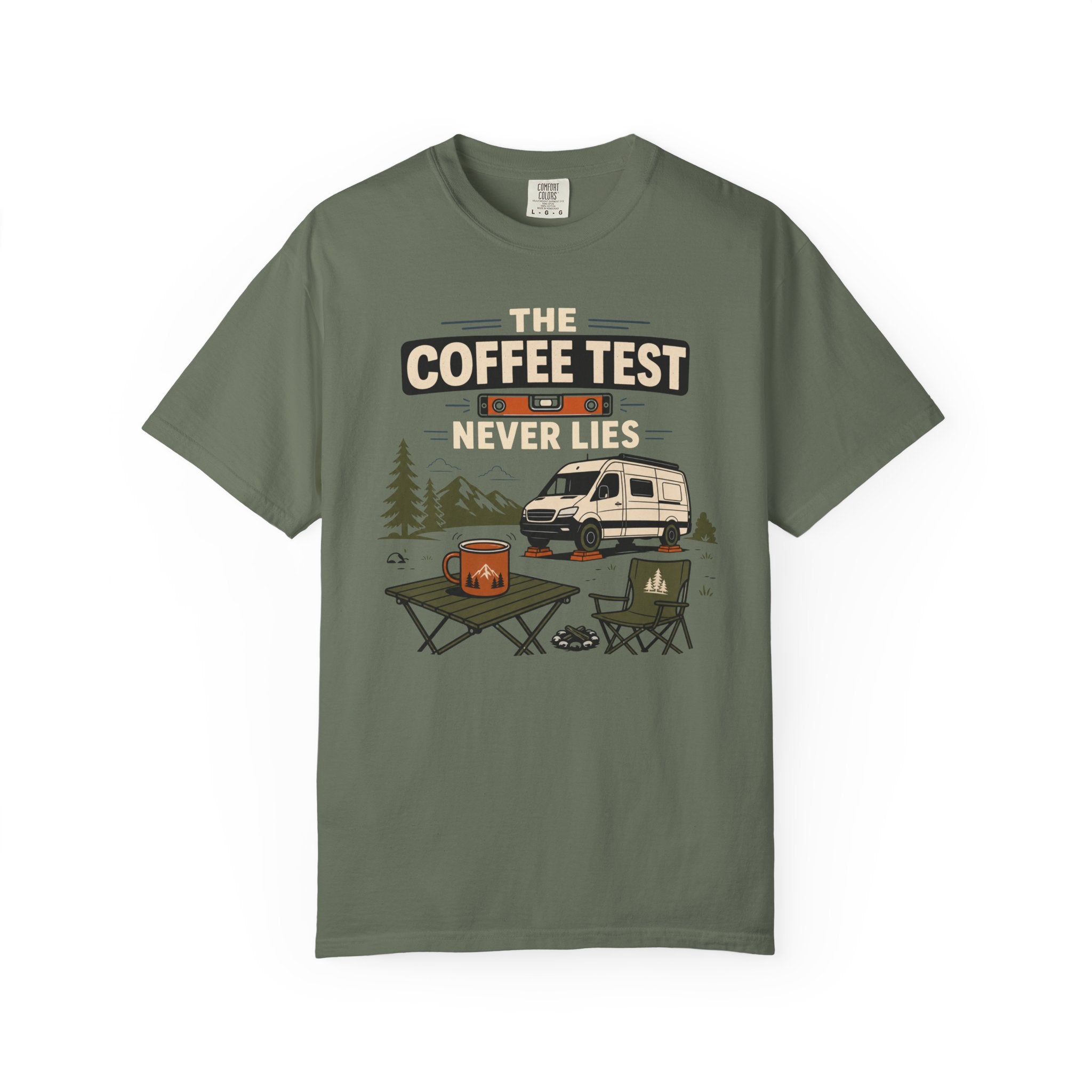 The Coffee Test Never Lies - T-Shirt