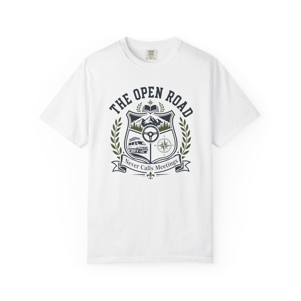 The Open Road Never Calls Meetings - T-Shirt
