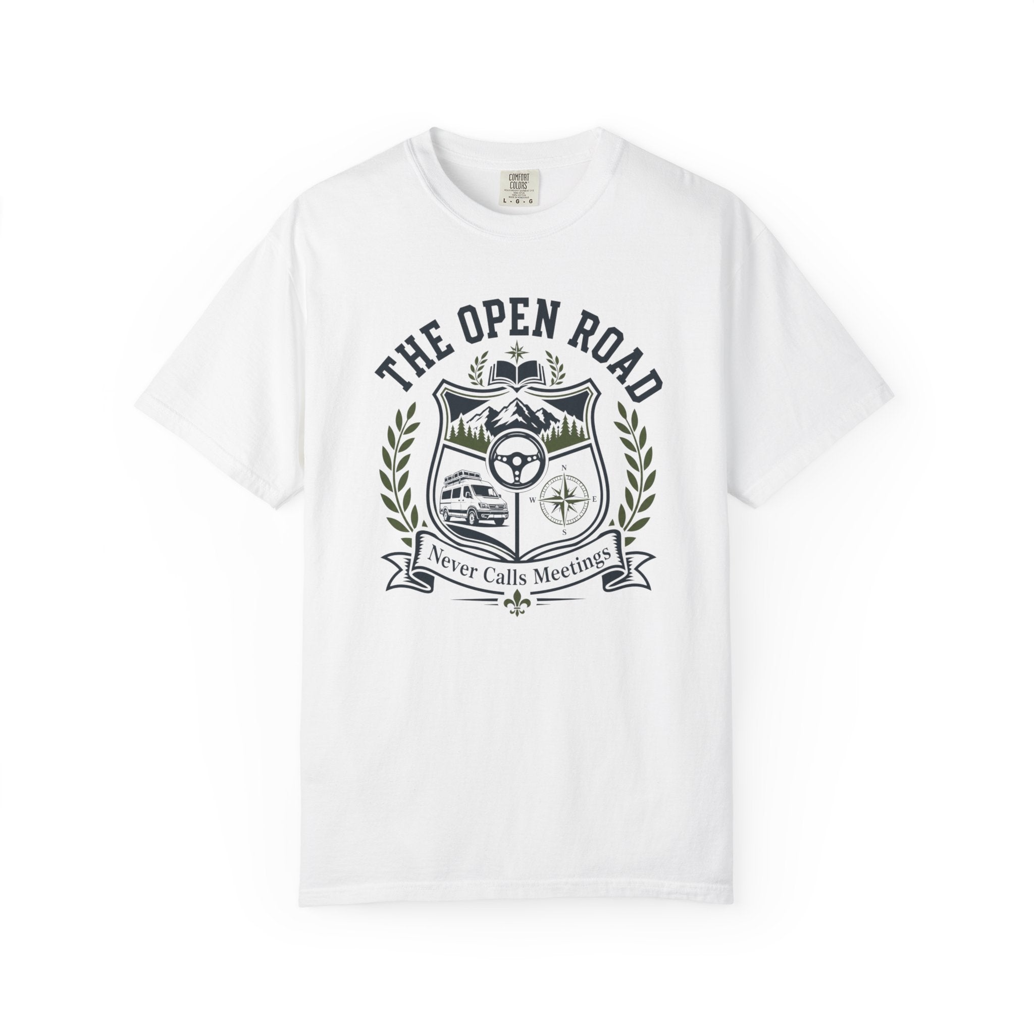 The Open Road Never Calls Meetings - T-Shirt