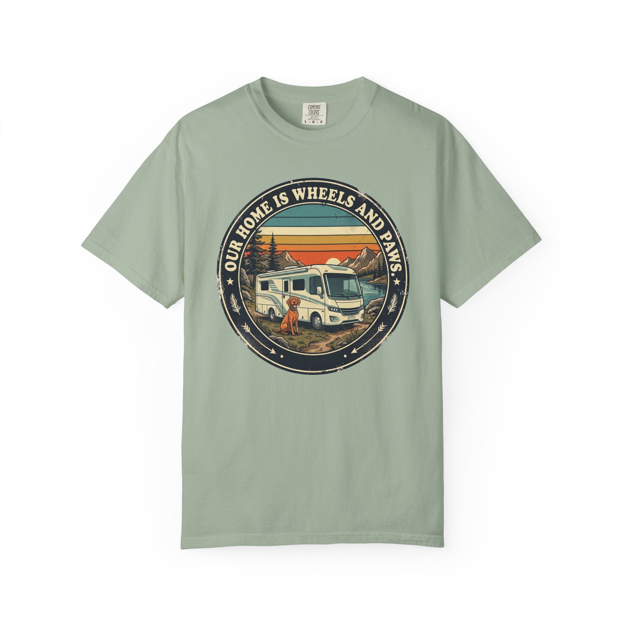 Our Home Is Wheels And Paws - T-Shirt