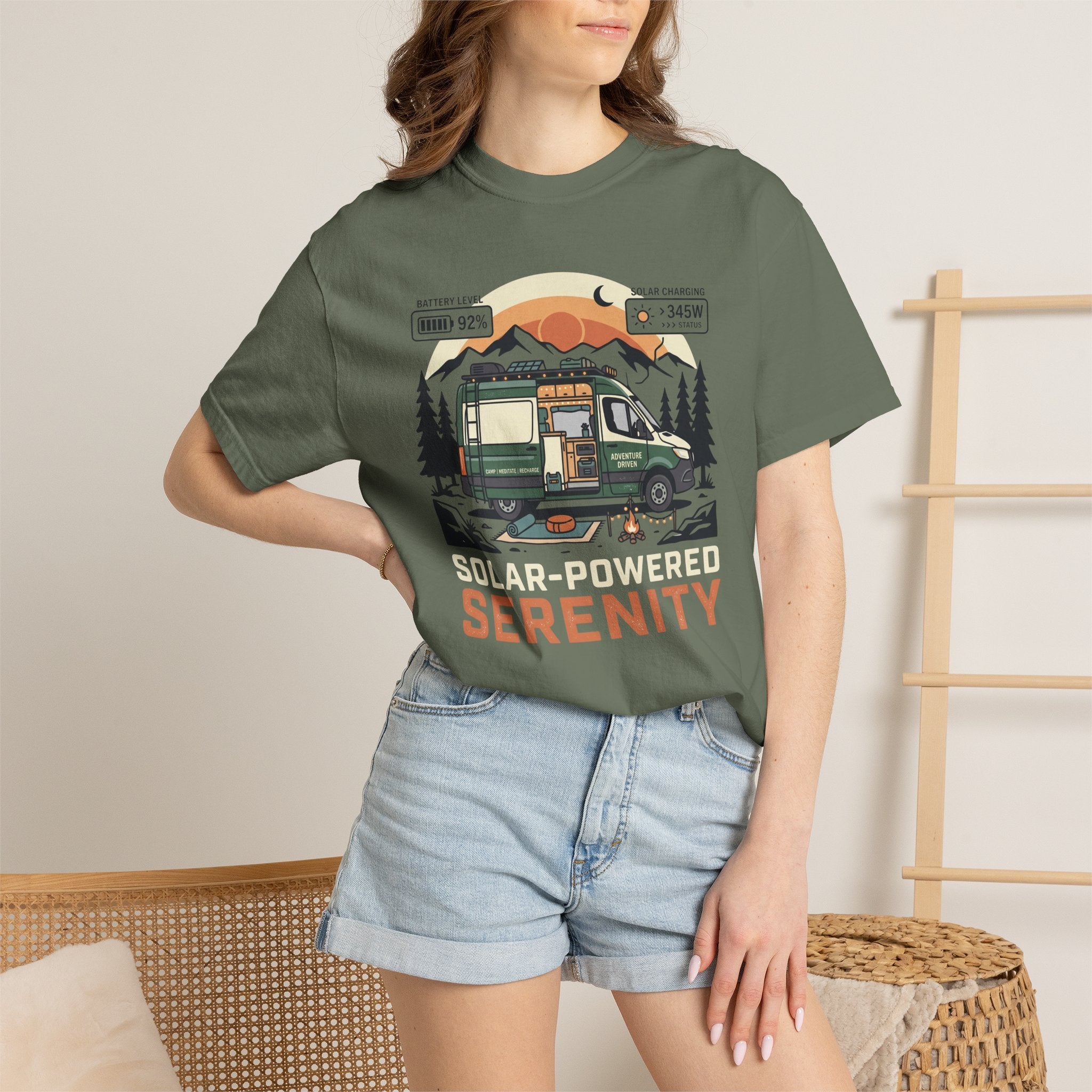Solar-Powered Serenity - T-Shirt