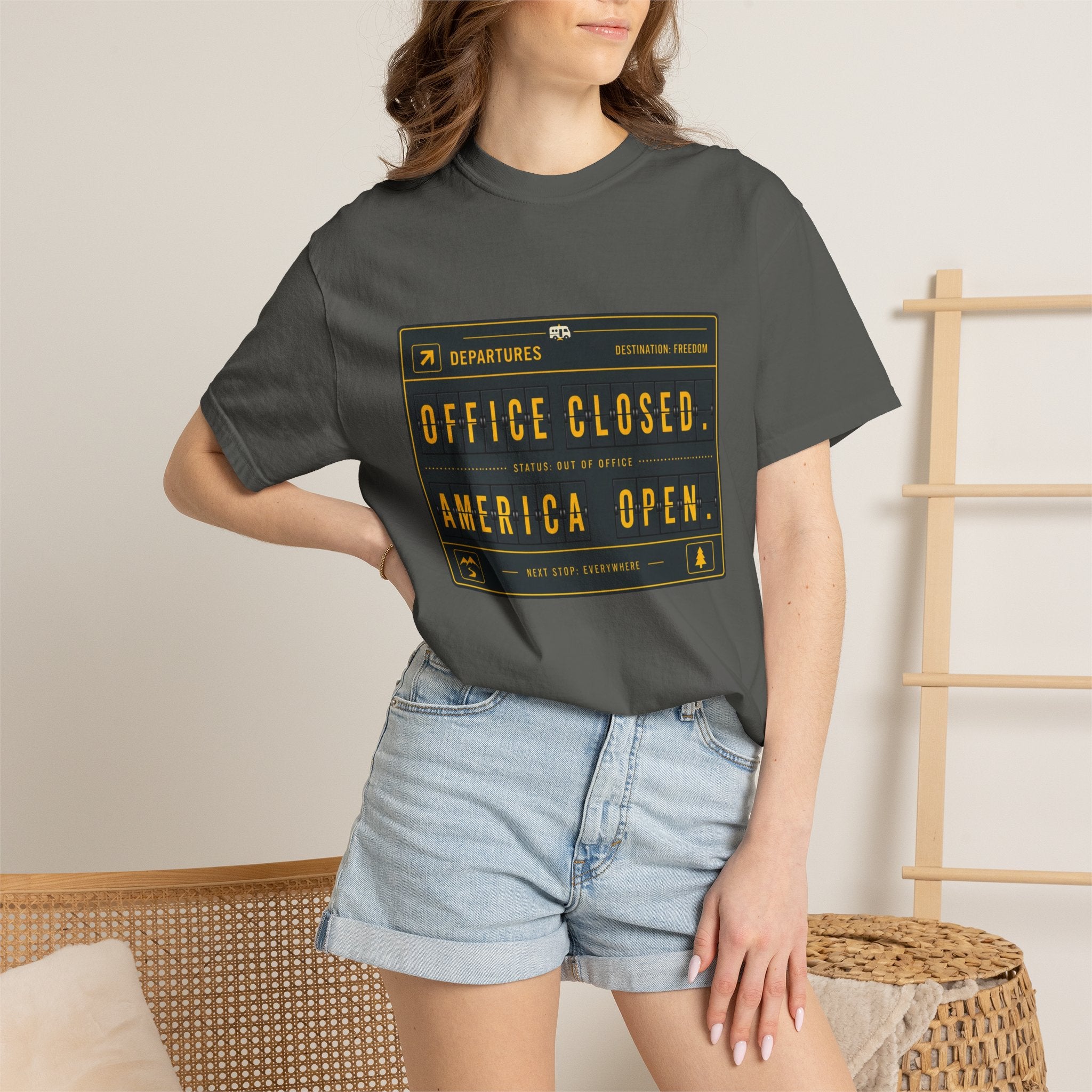 Office Closed America Open - T-Shirt