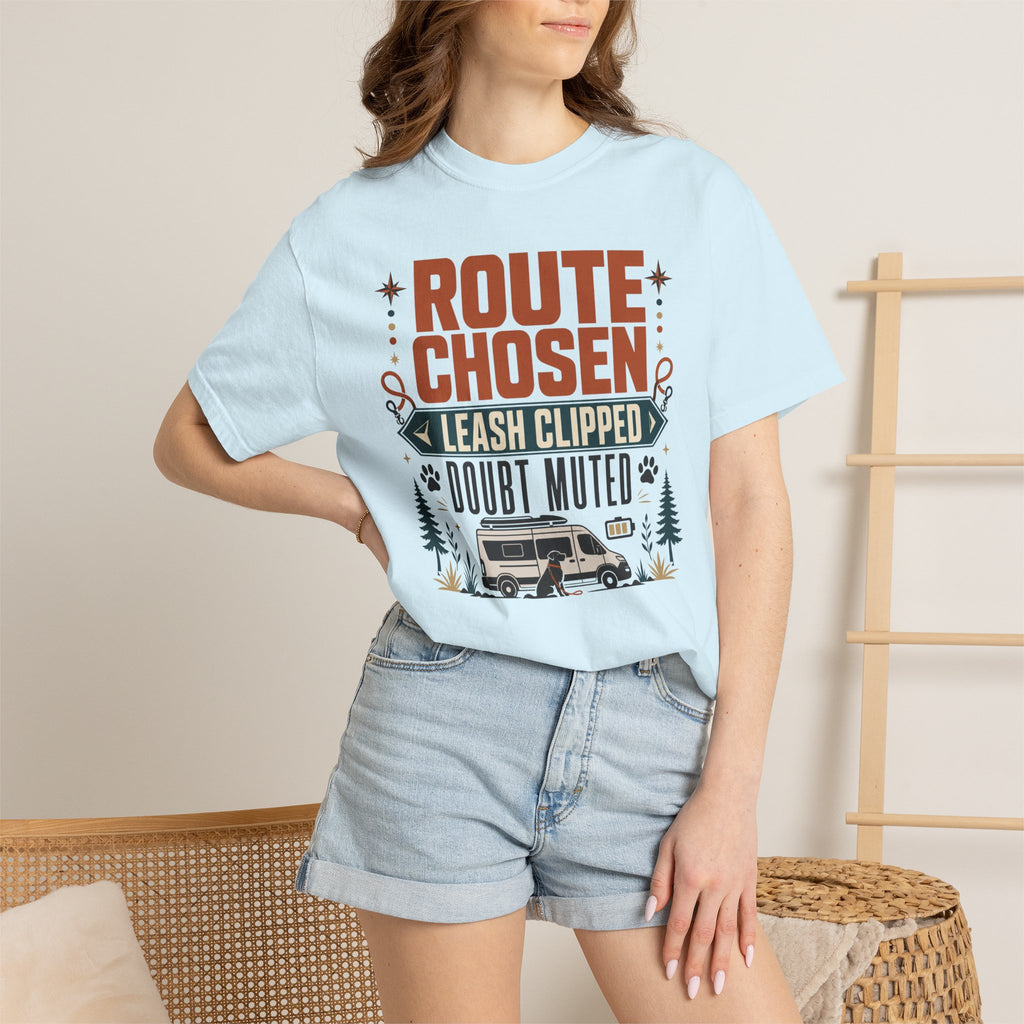 Route Chosen Leash Clipped Doubt Muted - T-Shirt