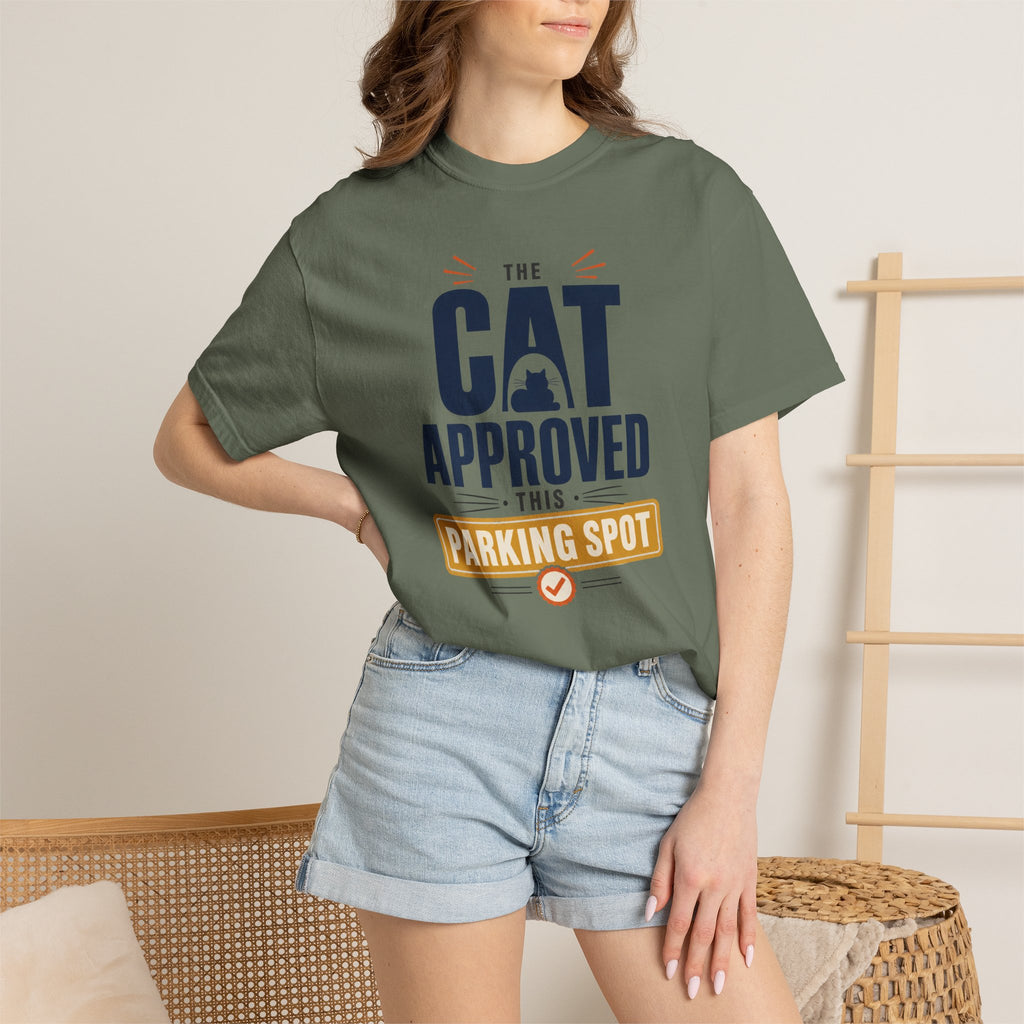 The Cat Approved This Parking Spot - T-Shirt