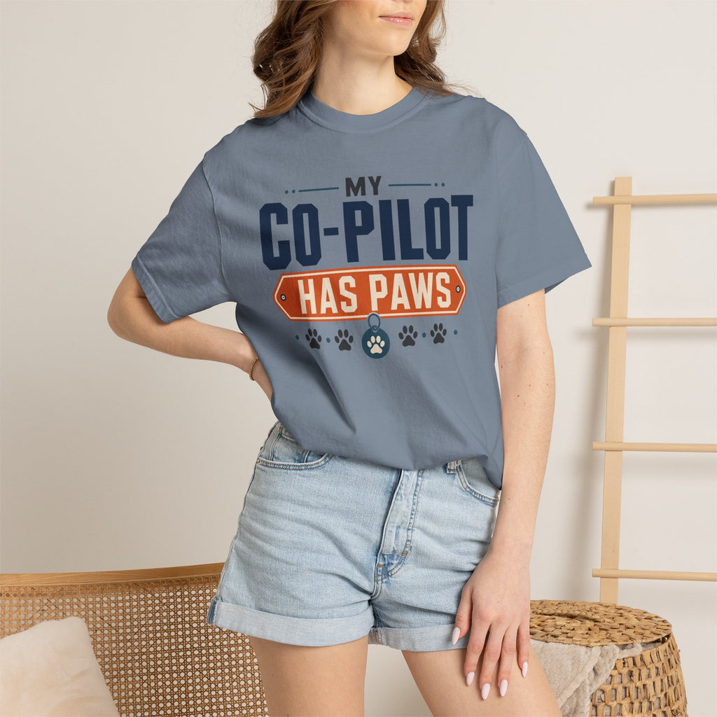 My Co Pilot Has Paws - T-Shirt