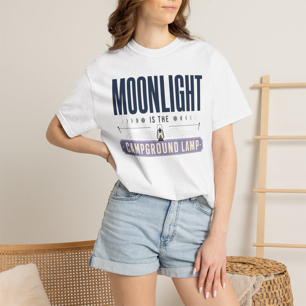 Moonlight Is The Campground Lamp - T-Shirt