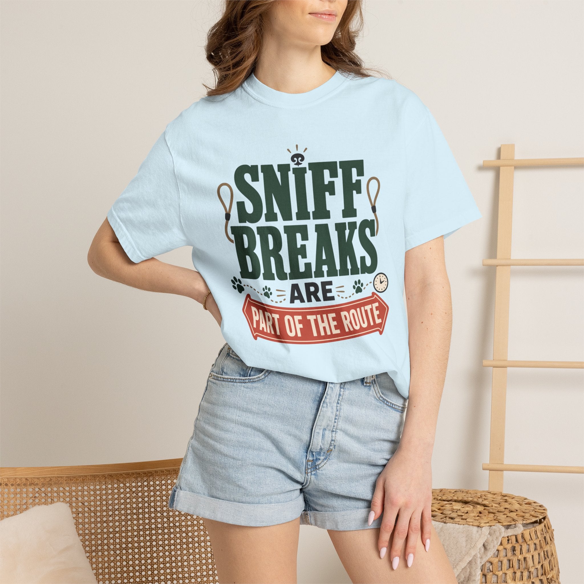 Sniff Breaks Are Part Of The Route - T-Shirt