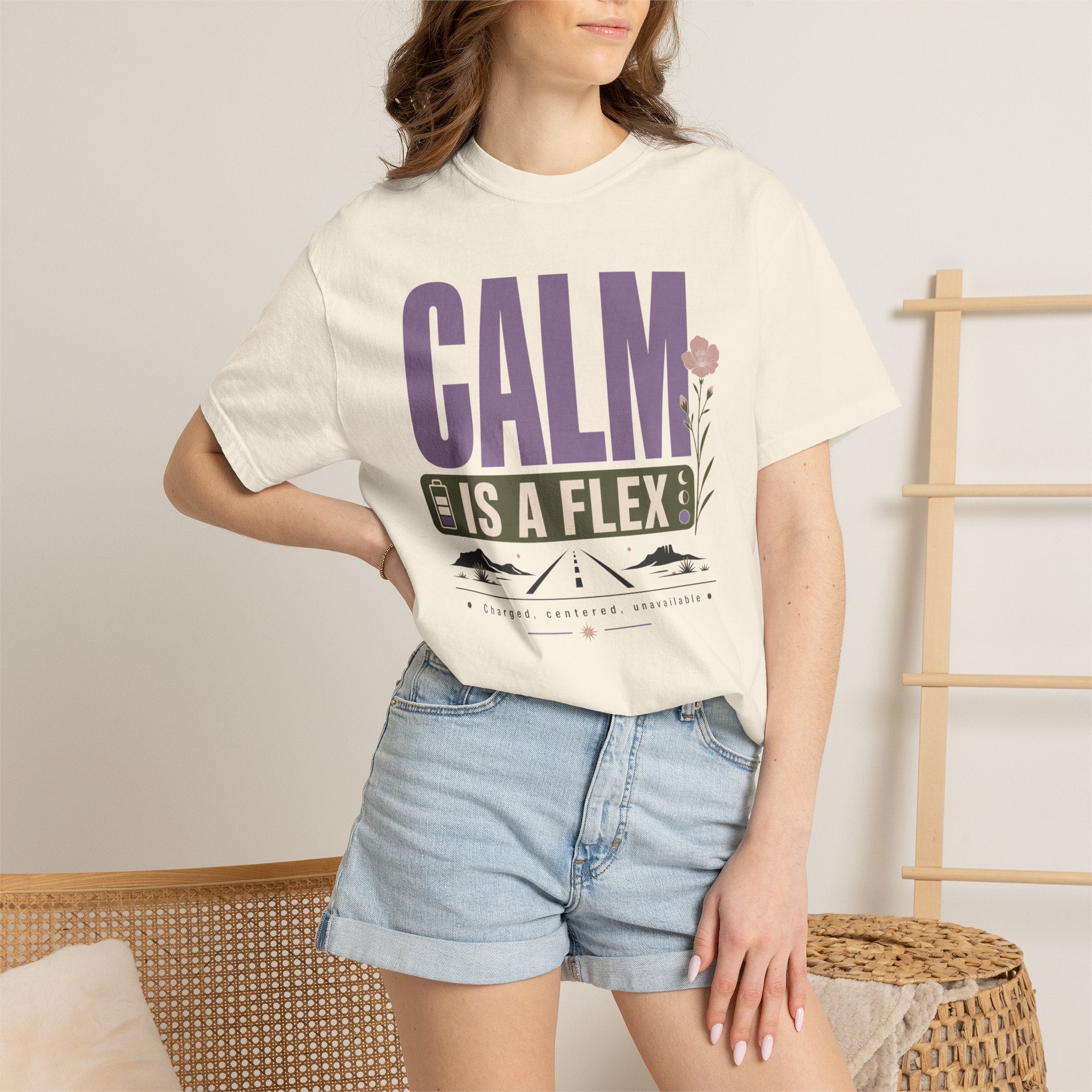 Calm Is A Flex - T-Shirt