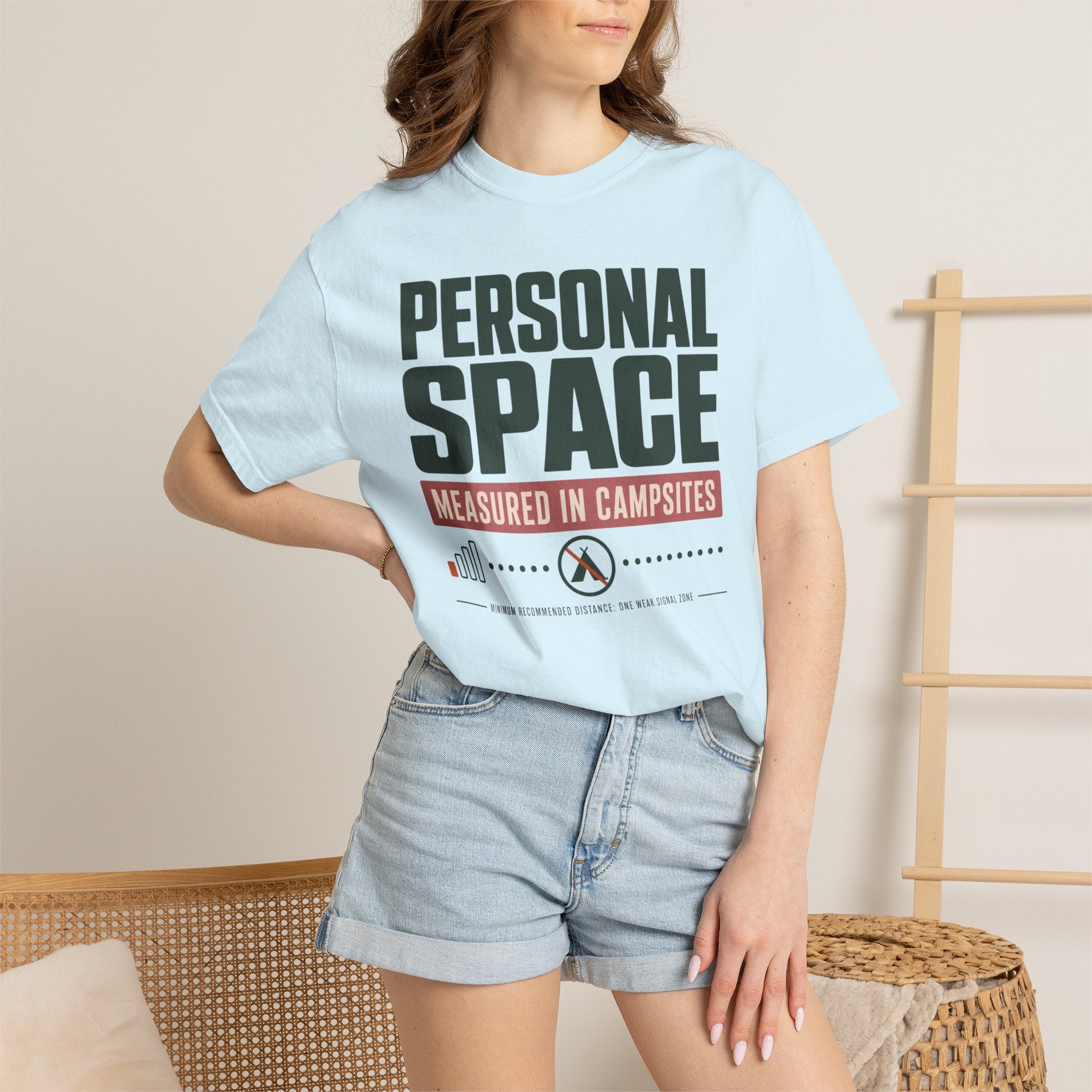 Personal Space Measured In Campsites - T-Shirt