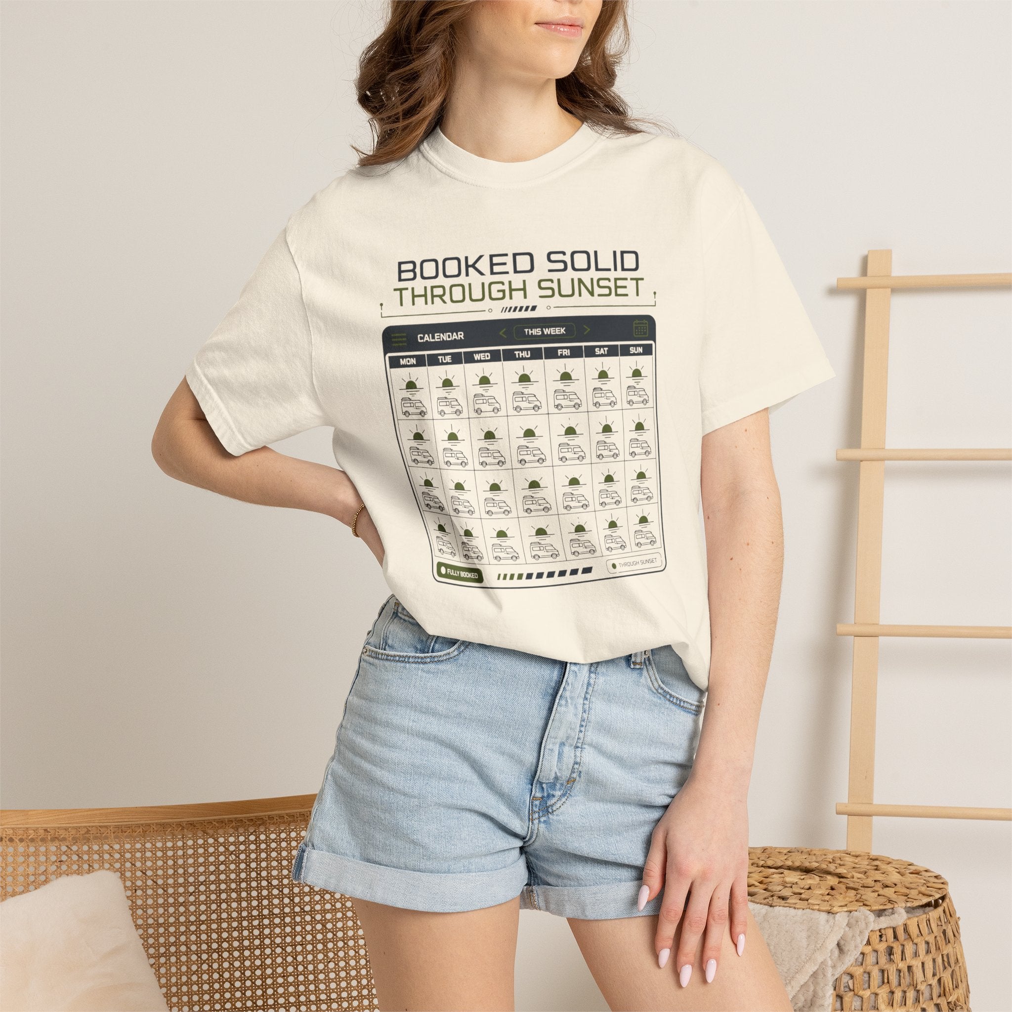 Booked Solid Through Sunset - T-Shirt