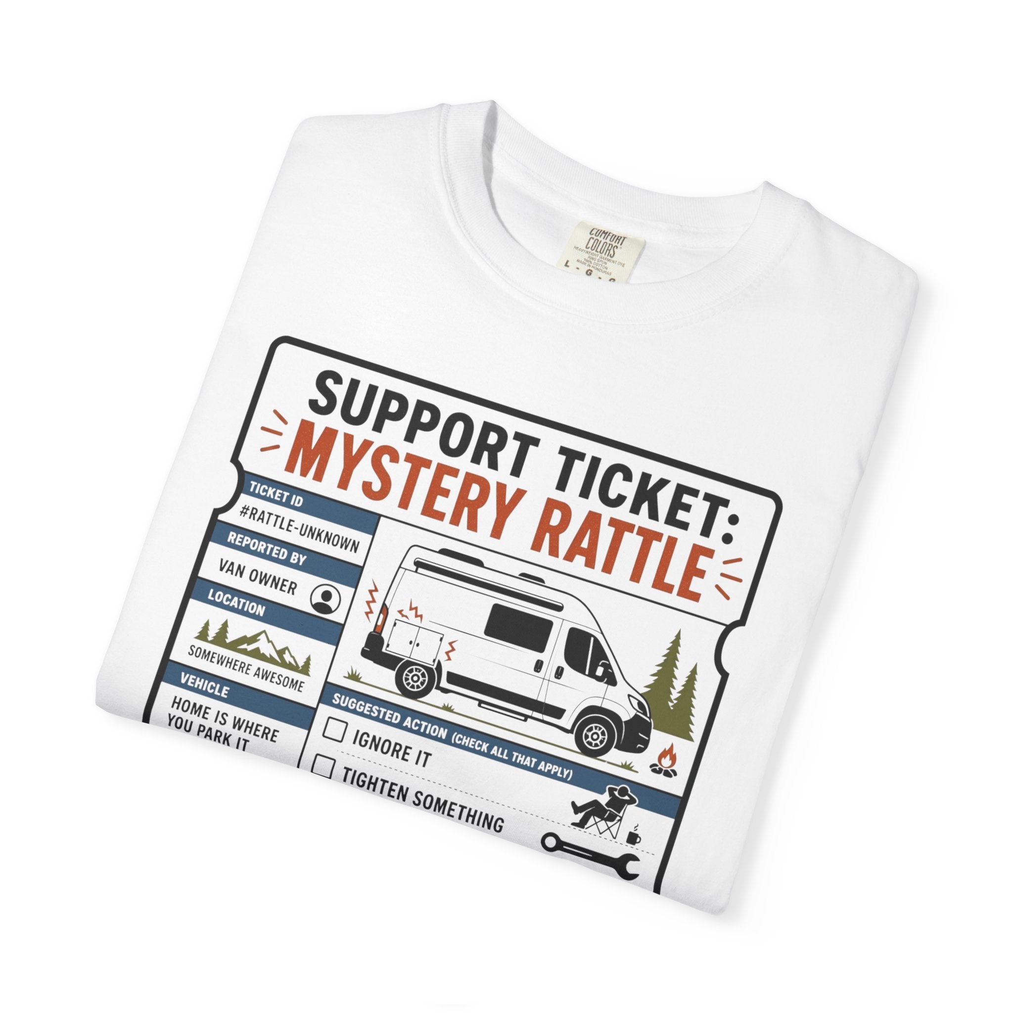 Support Ticket Mystery Rattle - T-Shirt