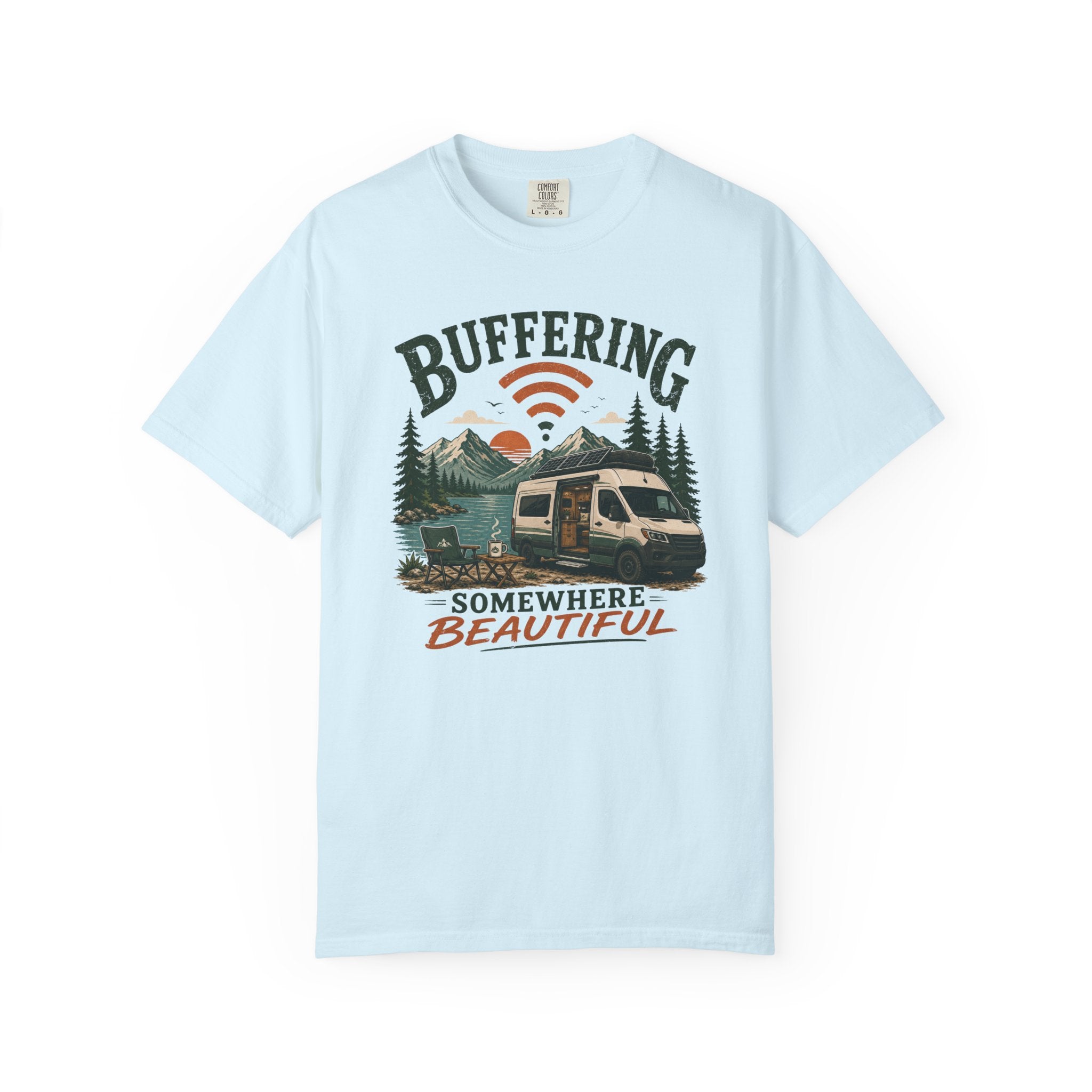 Buffering Somewhere Beautiful - T-Shirt