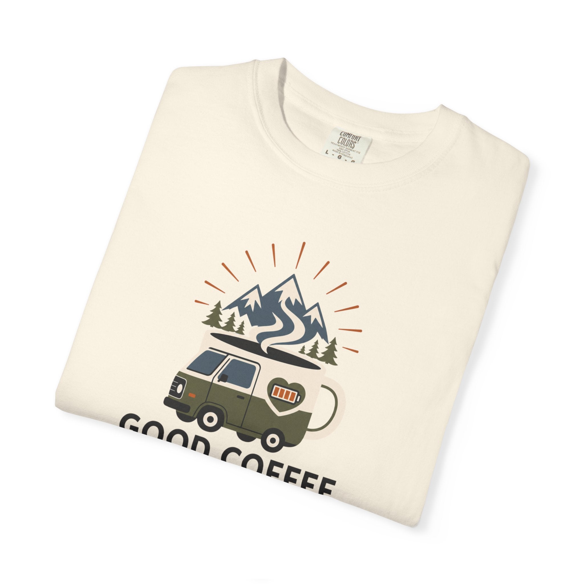 Good Coffee Clear Mind Wild Heart - T-Shirt