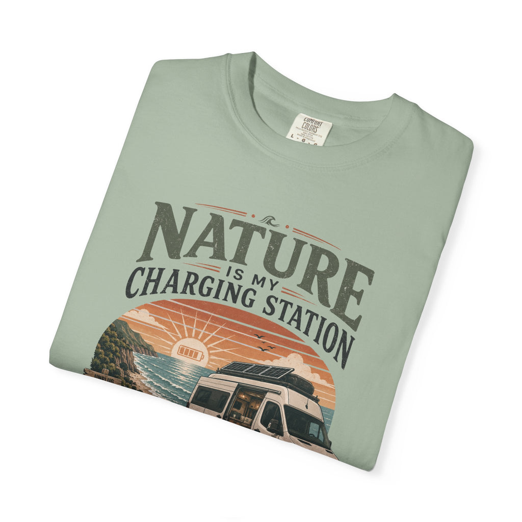 Nature Is My Charging Station - T-Shirt