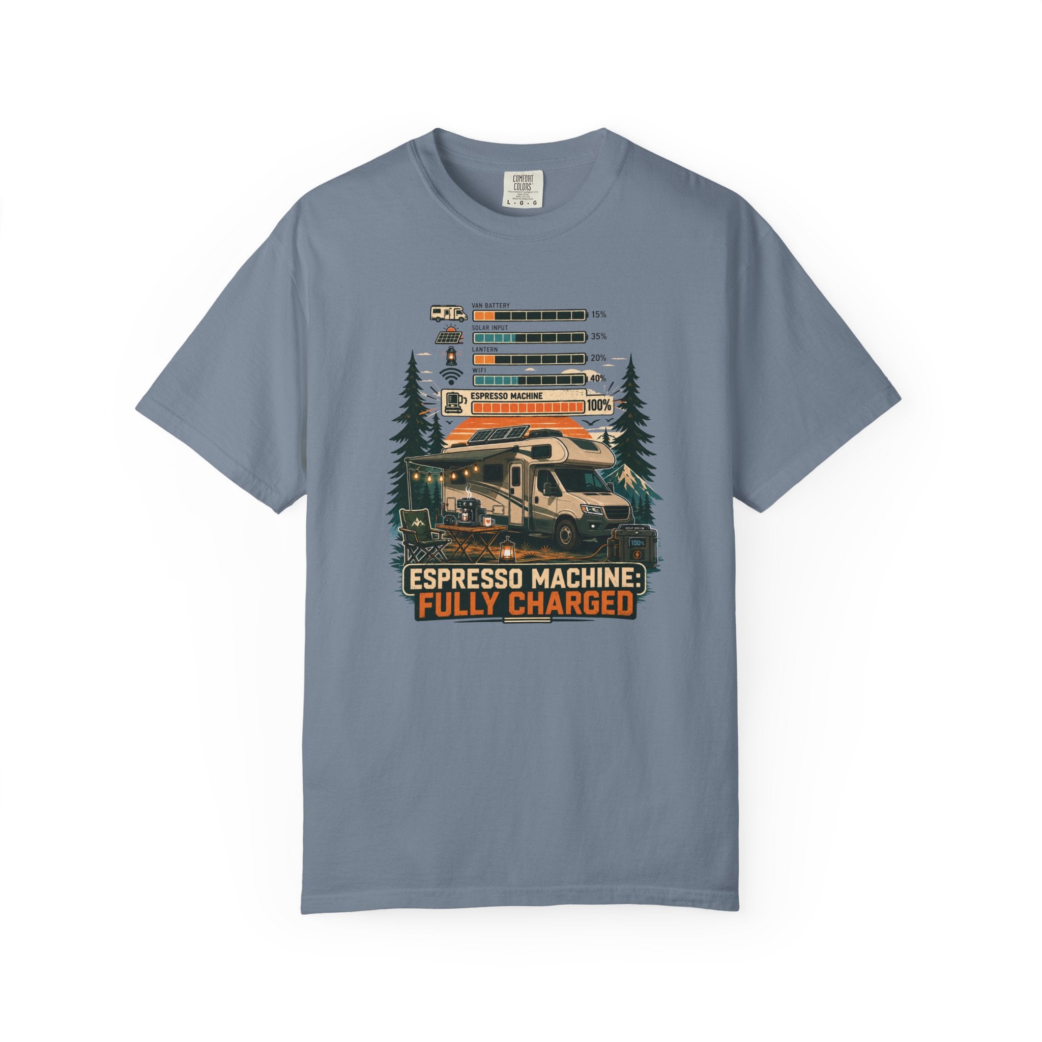 Espresso Machine Fully Charged - T-Shirt