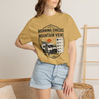 Morning Checks Before Mountain Views - T-Shirt