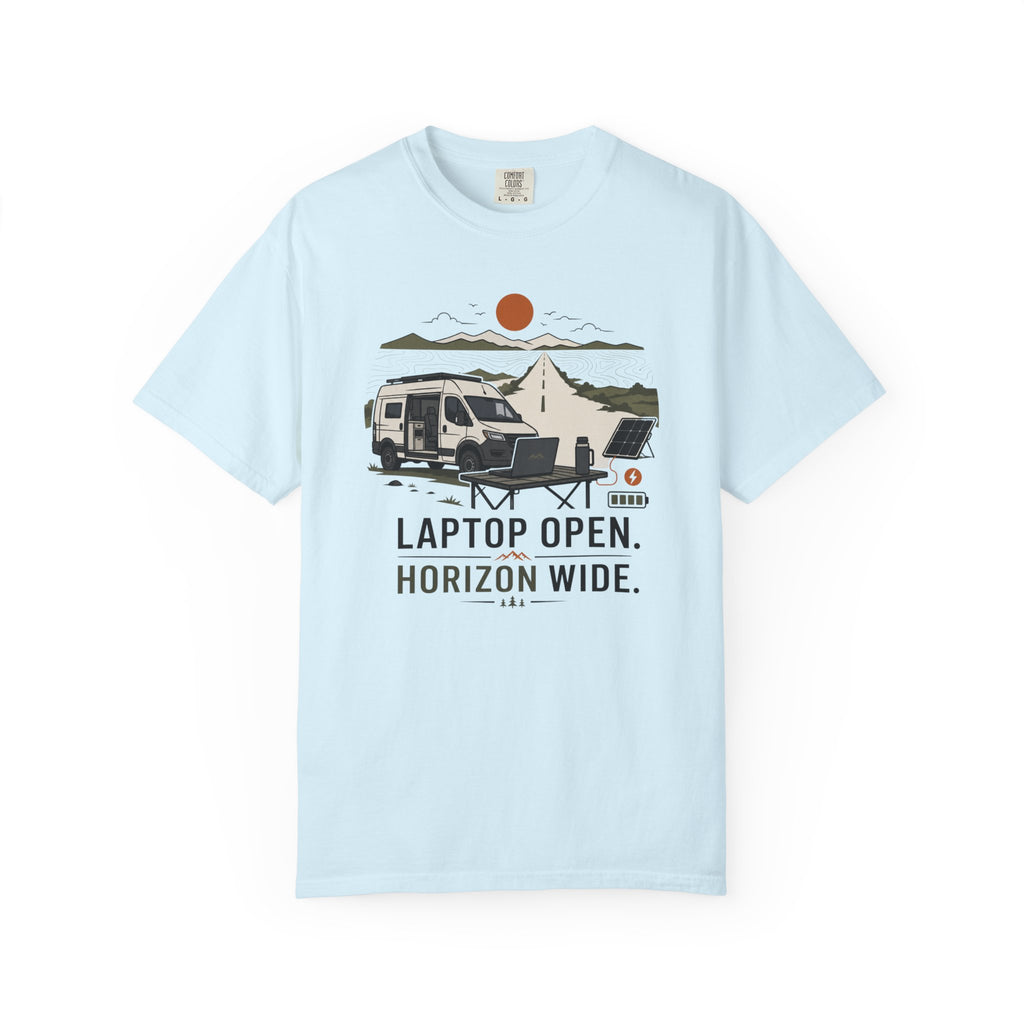 Laptop Open Horizon Wide - T-Shirt