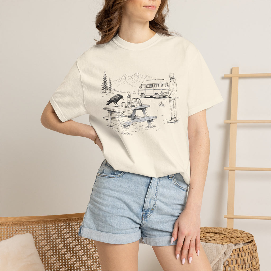 Camp Coffee Raven - T-Shirt