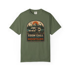 Zoom Call In The Front Mountains In The Back - T-Shirt