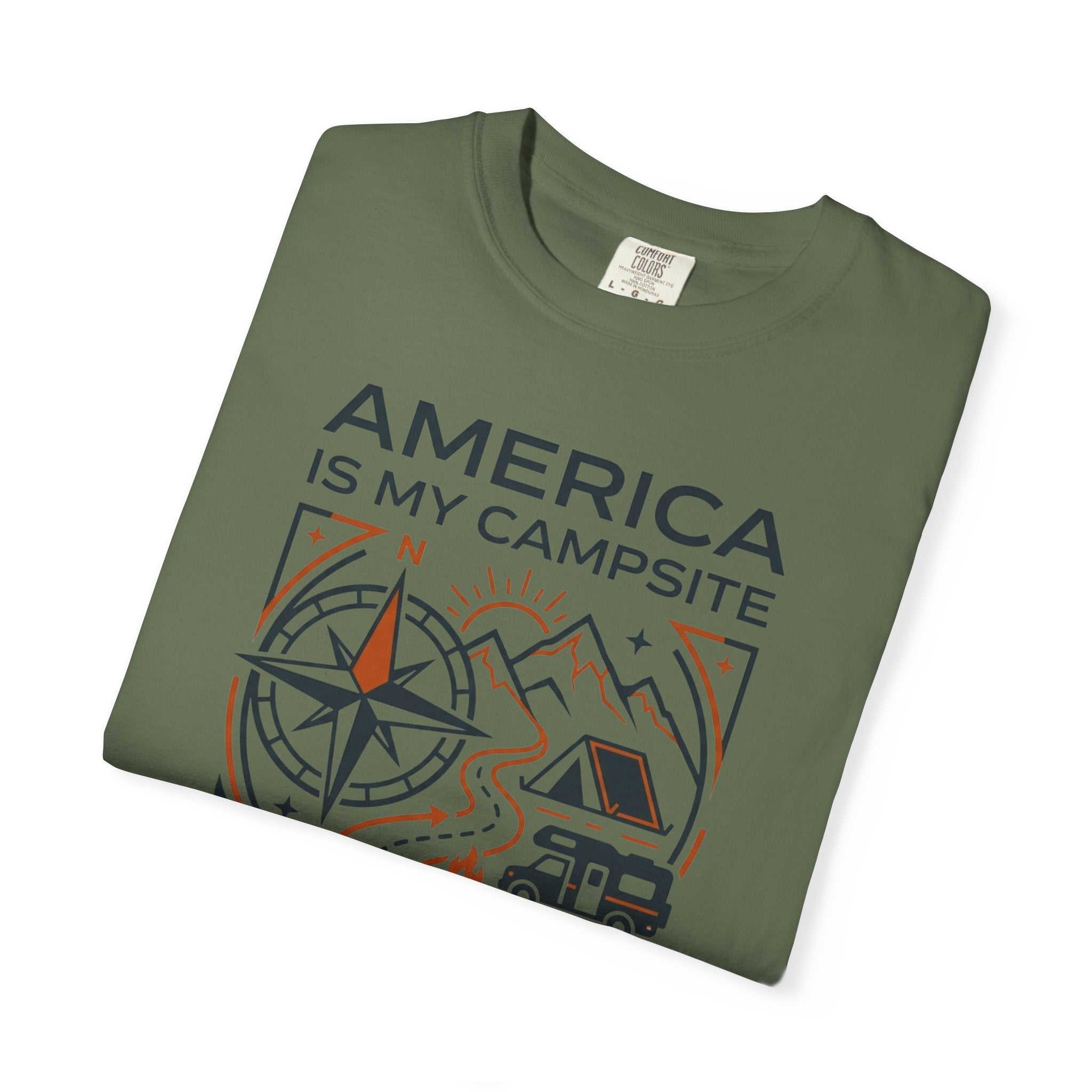 America Is My Campsite - T-Shirt