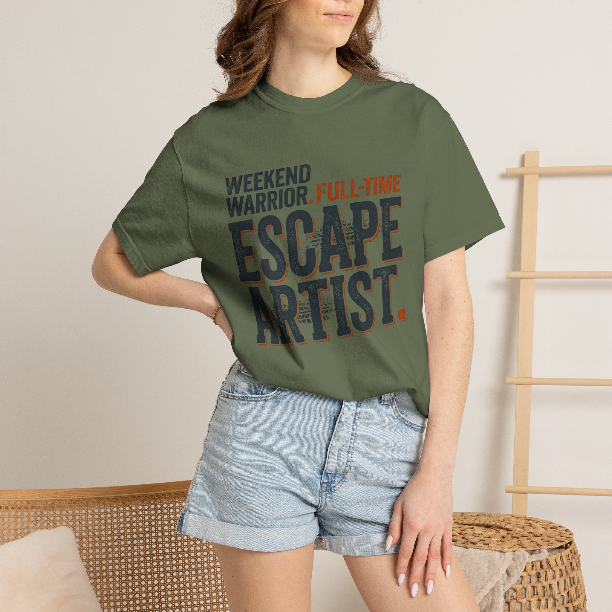Weekend Warrior Full Time Escape Artist - T-Shirt