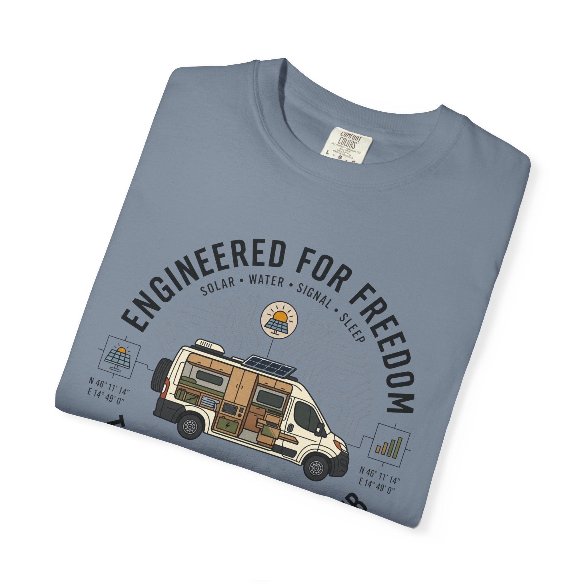 Engineered For Freedom Tiny Home Intelligence Club - T-Shirt