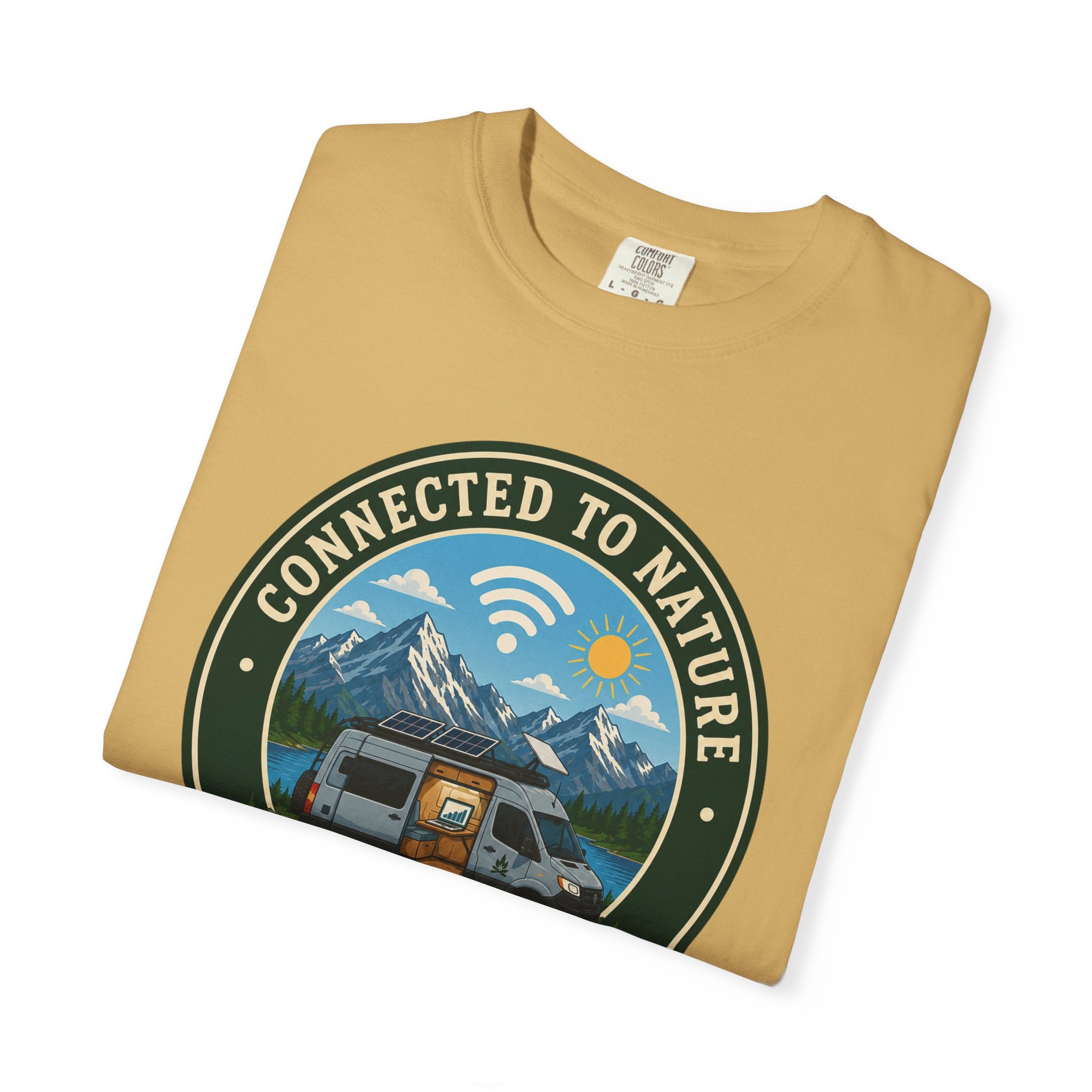 Connected To Nature Disconnected From Meetings - T-Shirt