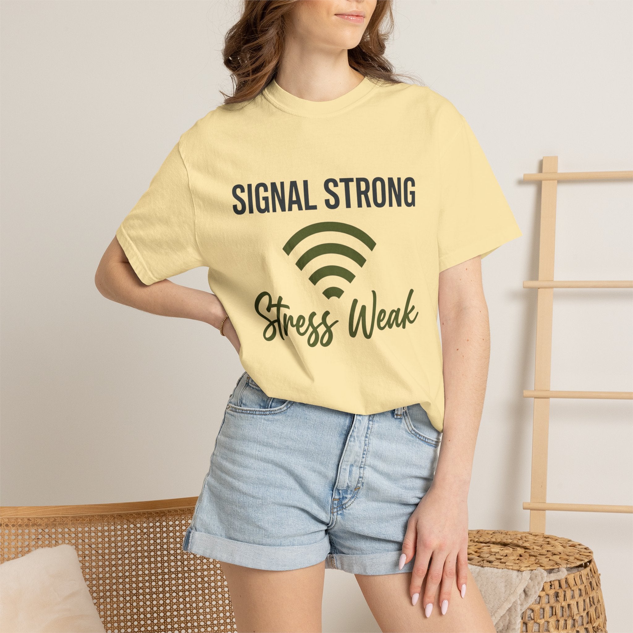 Signal Strong Stress Weak - T-Shirt