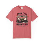 Zoom Call In The Front Mountains In The Back - T-Shirt