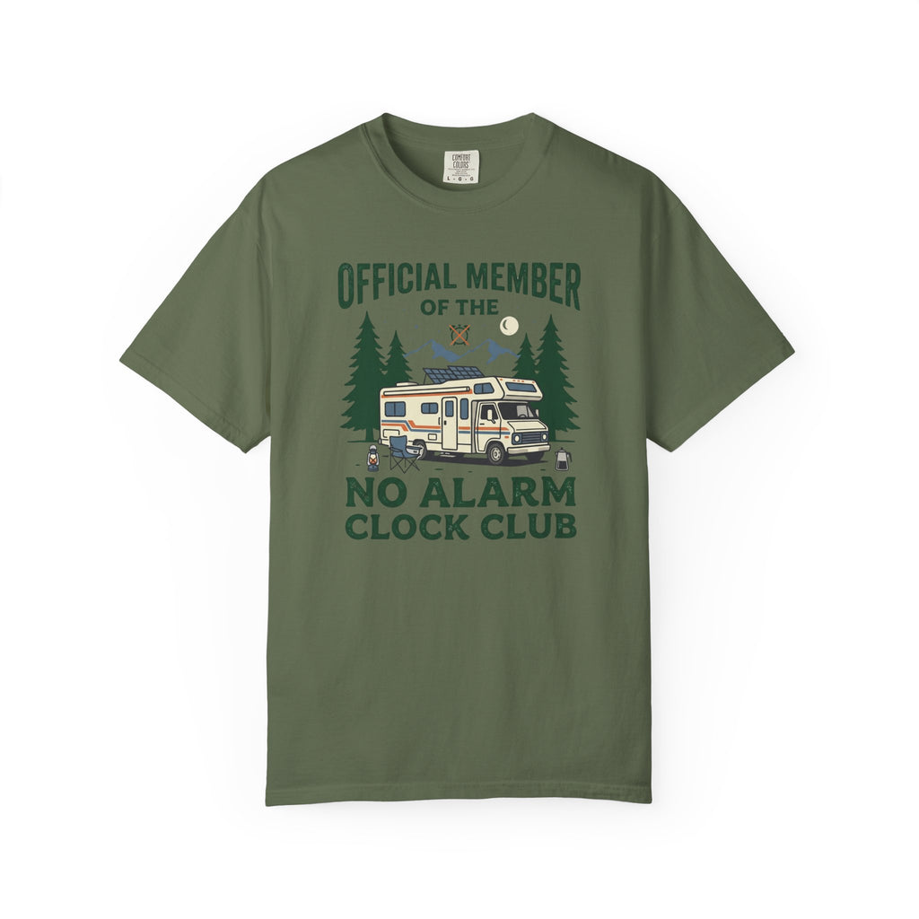 No Alarm Clock Club - T-Shirt