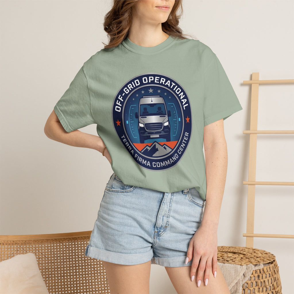 Off-grid Operational Terra Firma Command Center - T-Shirt