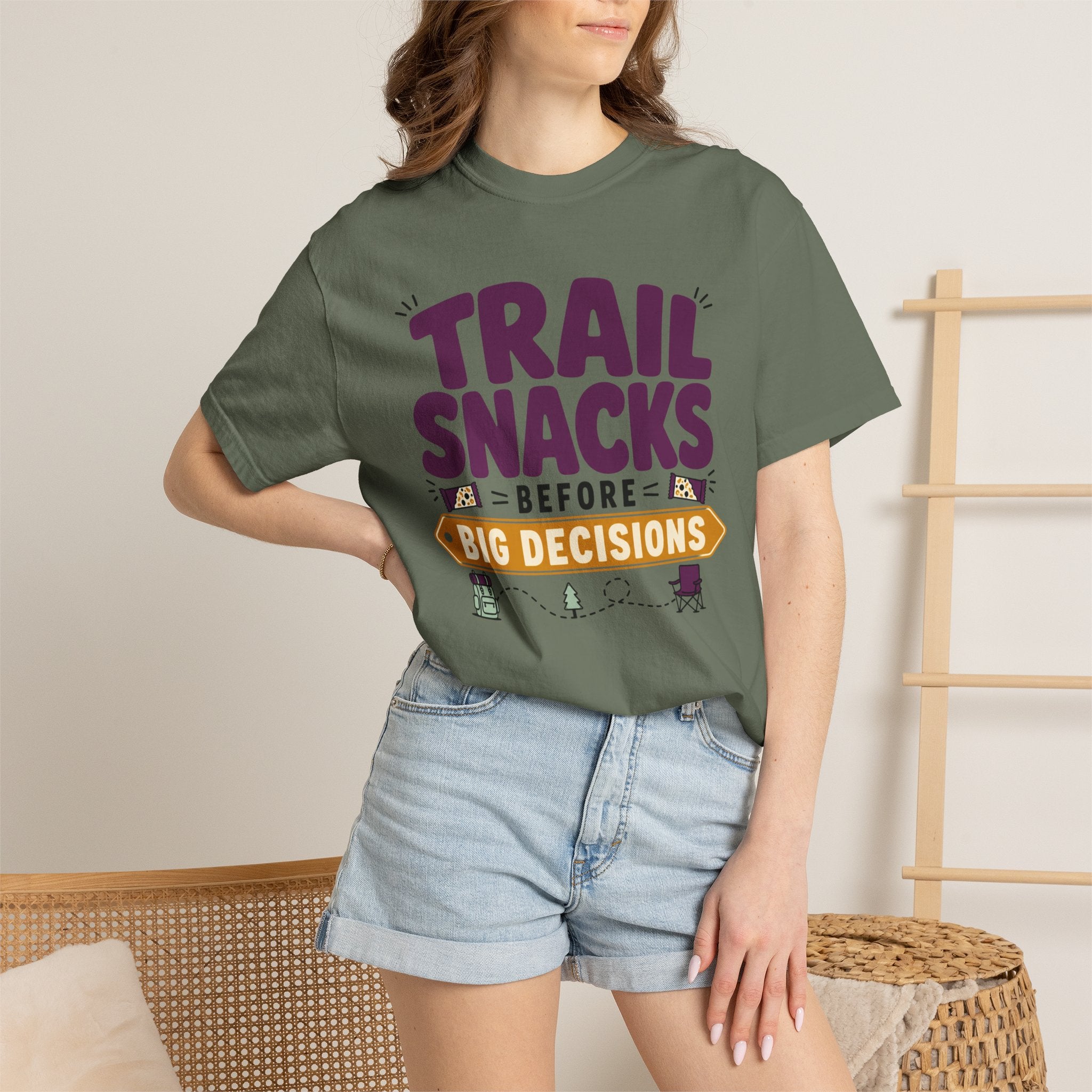 Trail Snacks Before Big Decisions - T-Shirt
