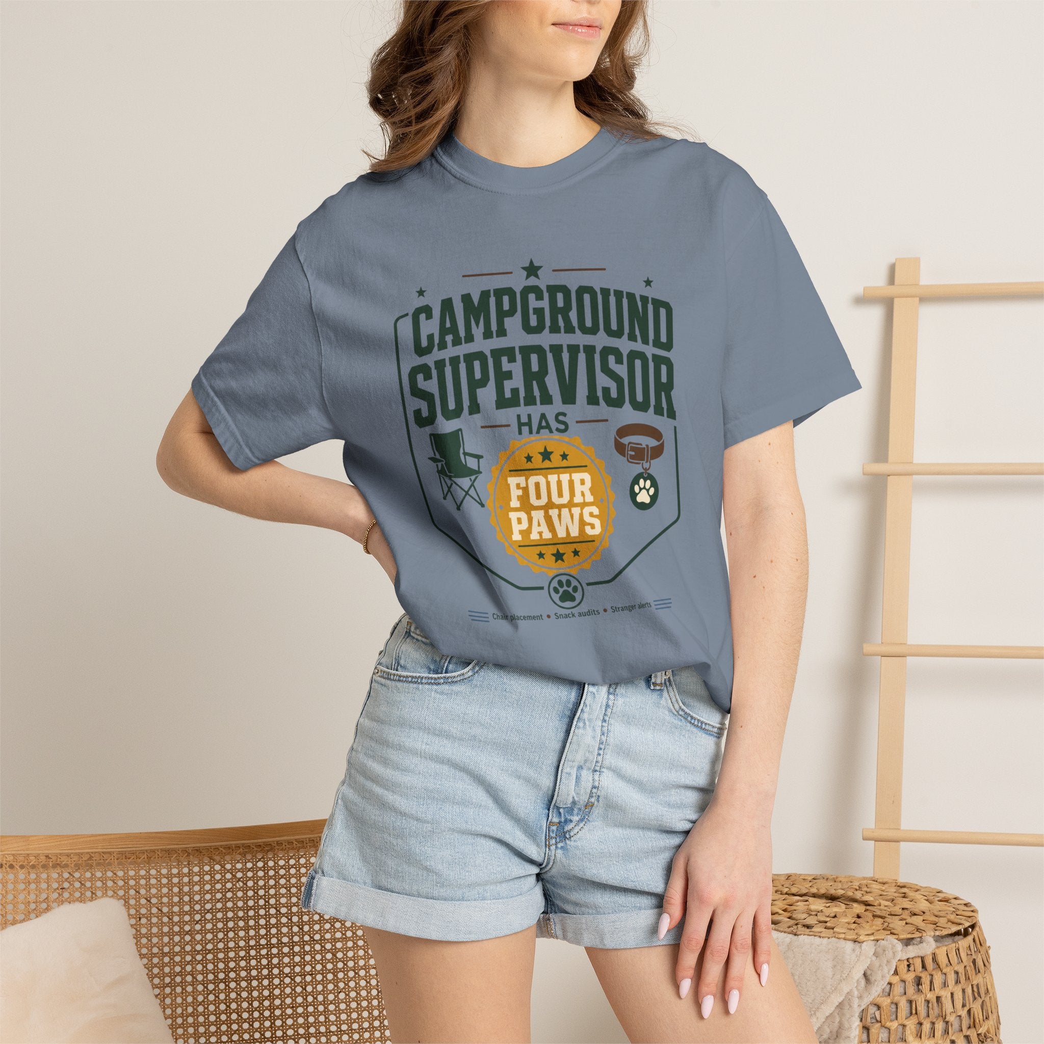 Campground Supervisor Has Four Paws - T-Shirt