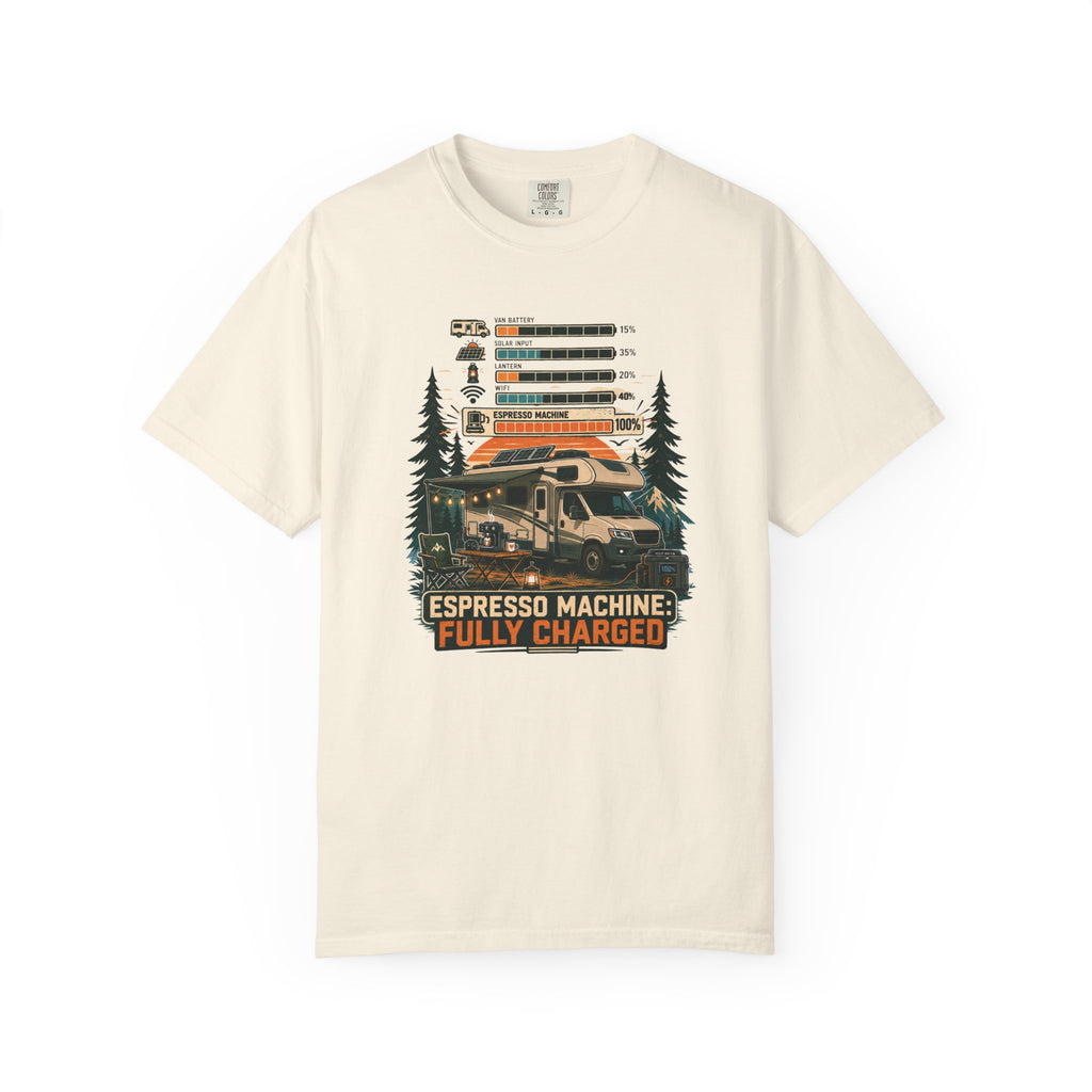 Espresso Machine Fully Charged - T-Shirt