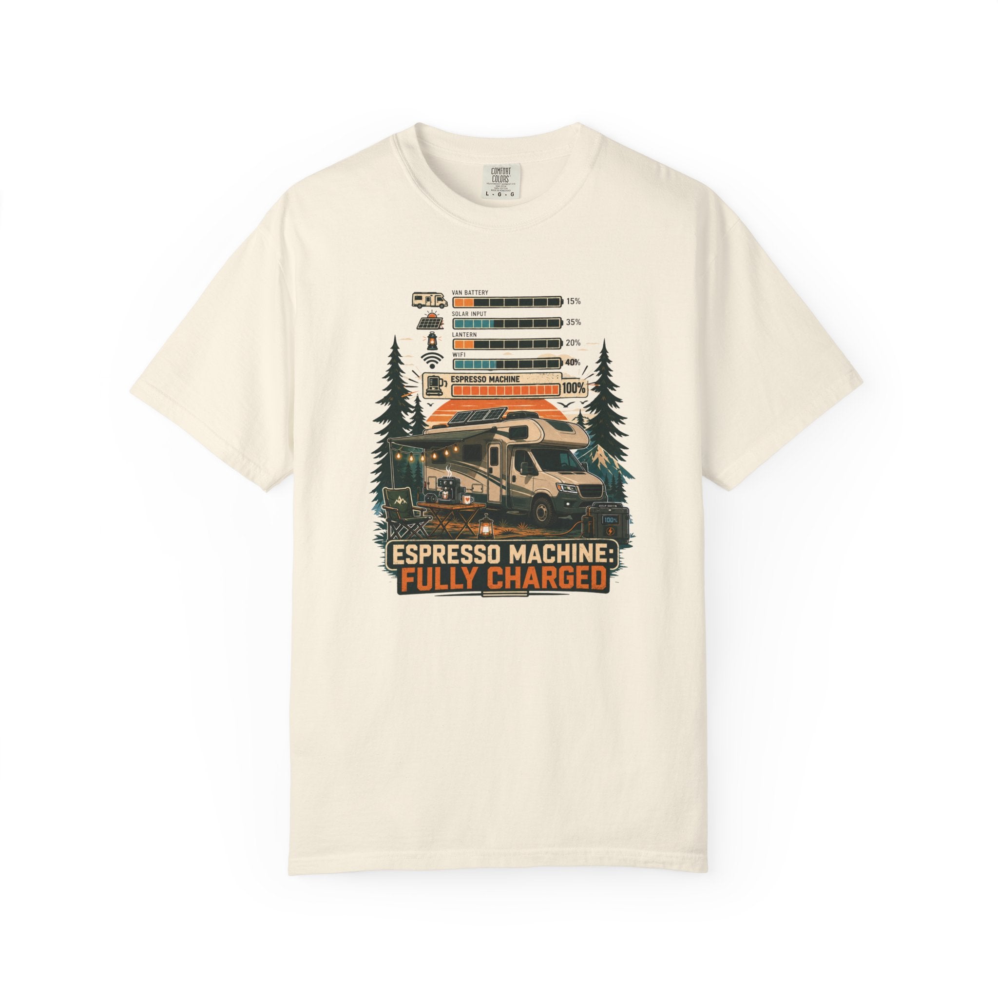 Espresso Machine Fully Charged - T-Shirt
