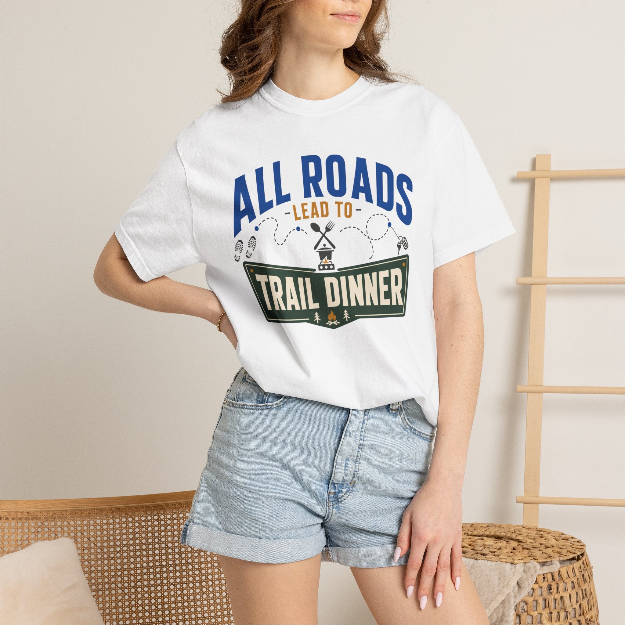 All Roads Lead To Trail Dinner - T-Shirt