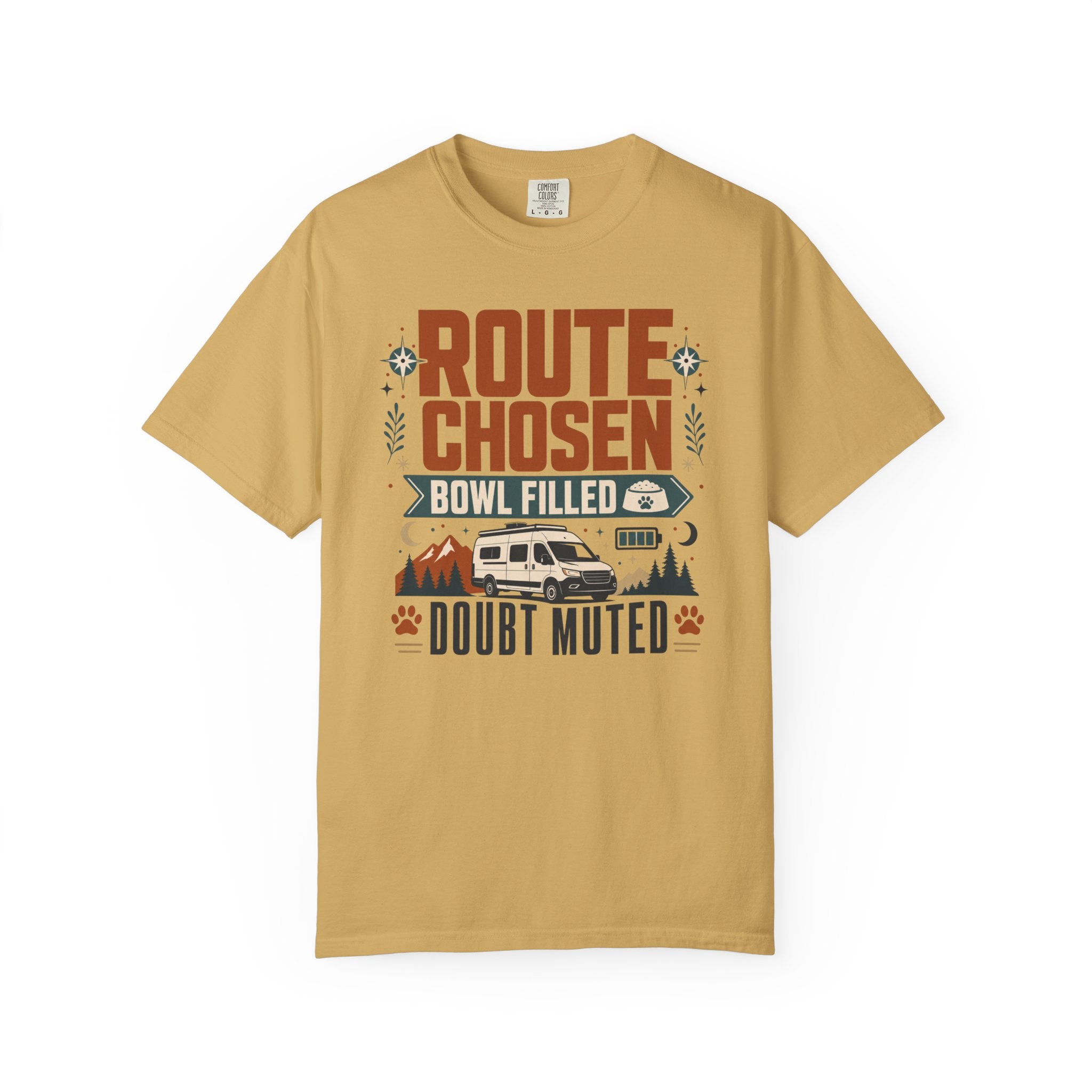 Route Chosen Bowl Filled Doubt Muted - T-Shirt