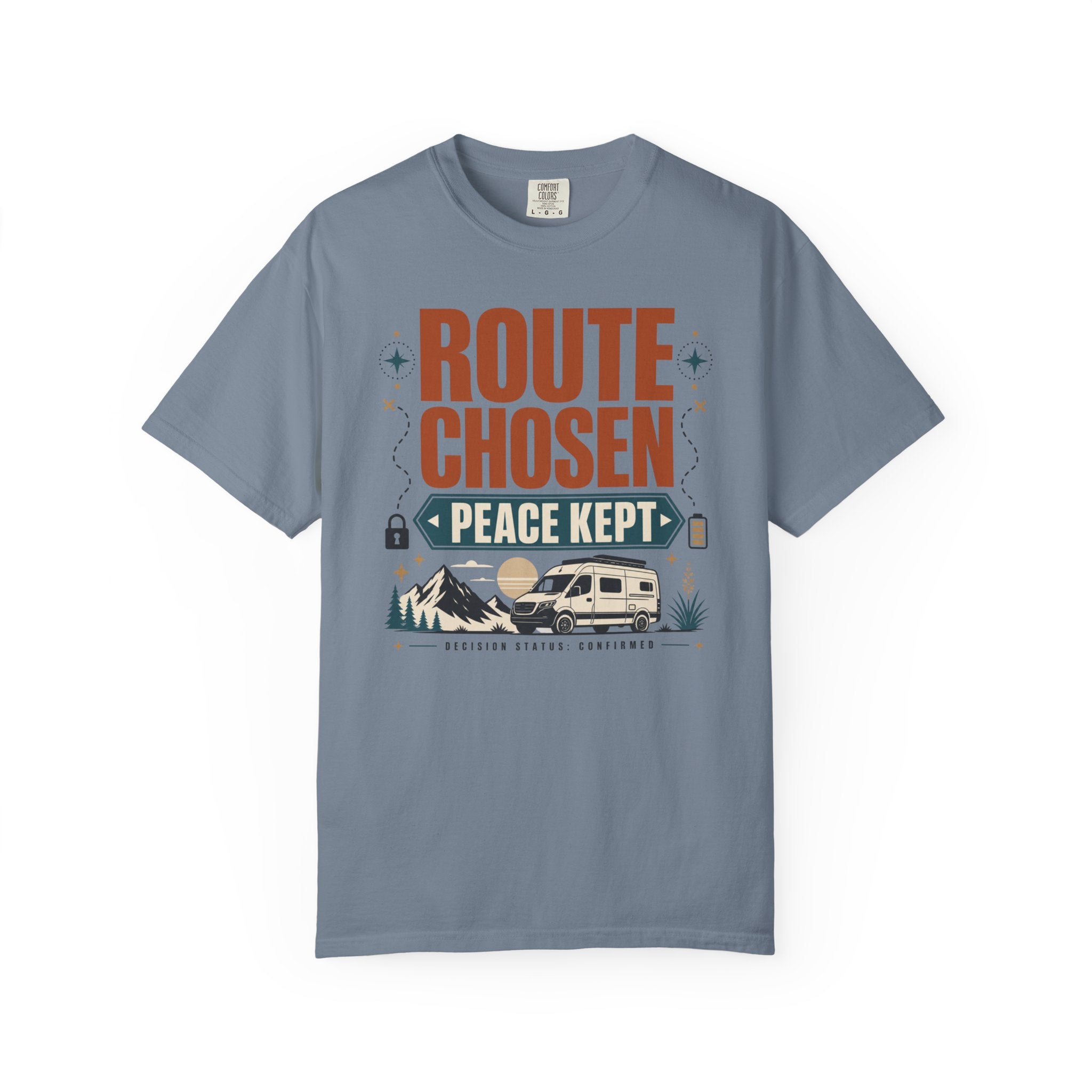 Route Chosen Peace Kept - T-Shirt