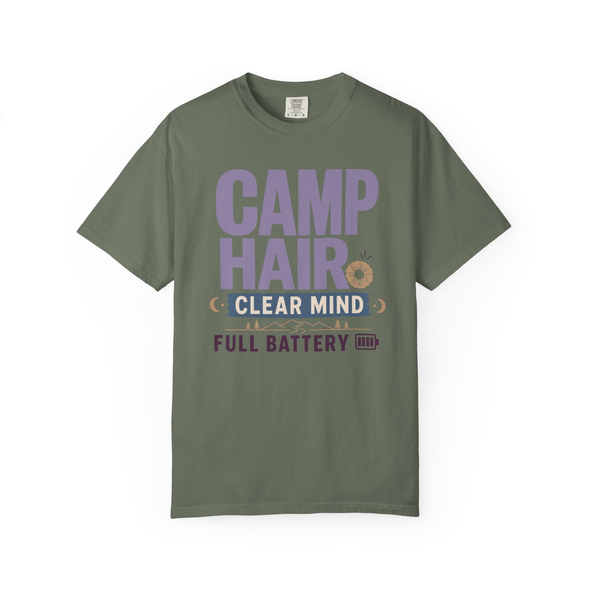 Camp Hair Clear Mind Full Battery - T-Shirt
