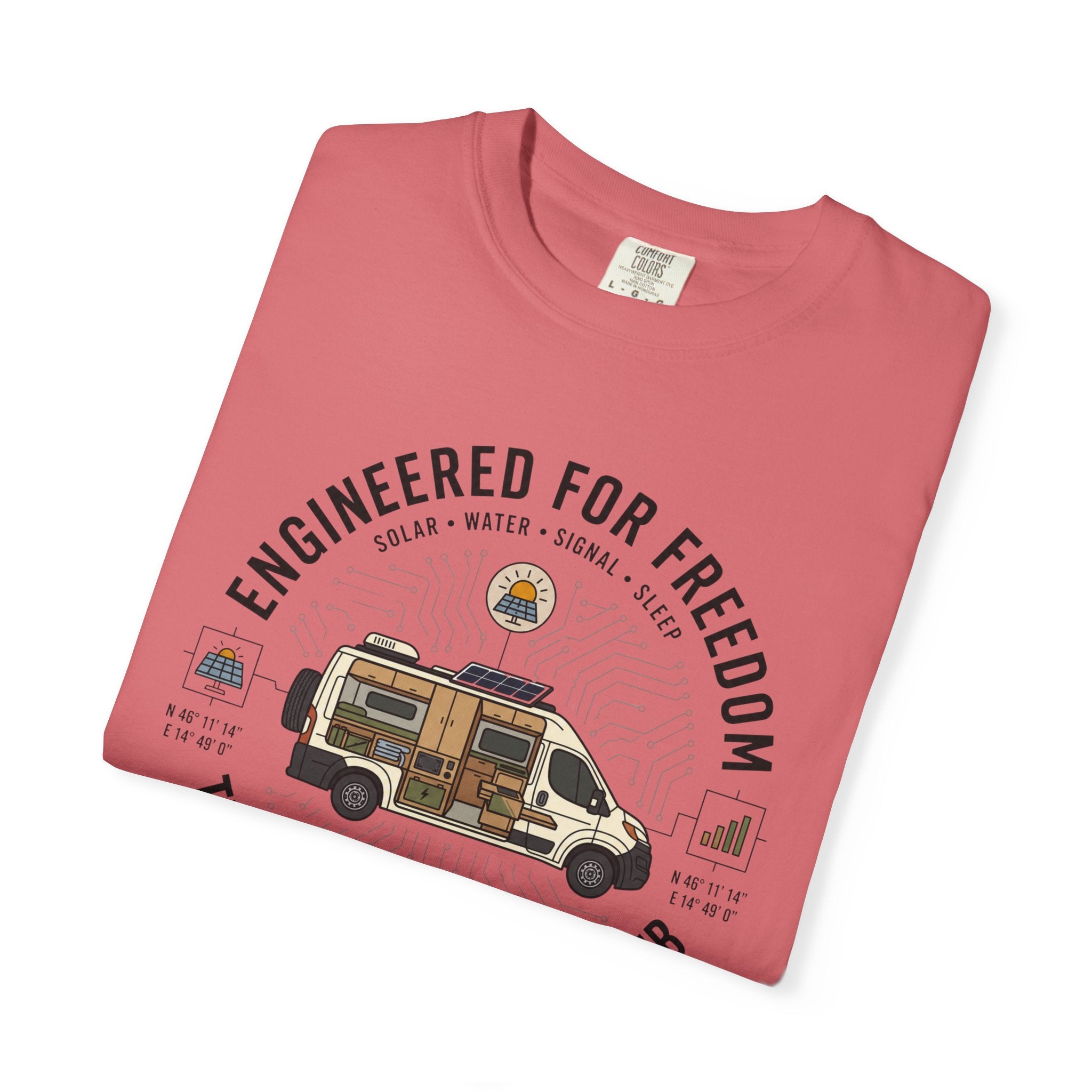 Engineered For Freedom Tiny Home Intelligence Club - T-Shirt