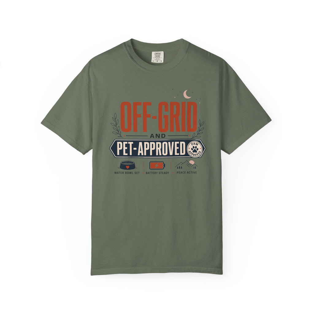 Off Grid And Pet Approved - T-Shirt