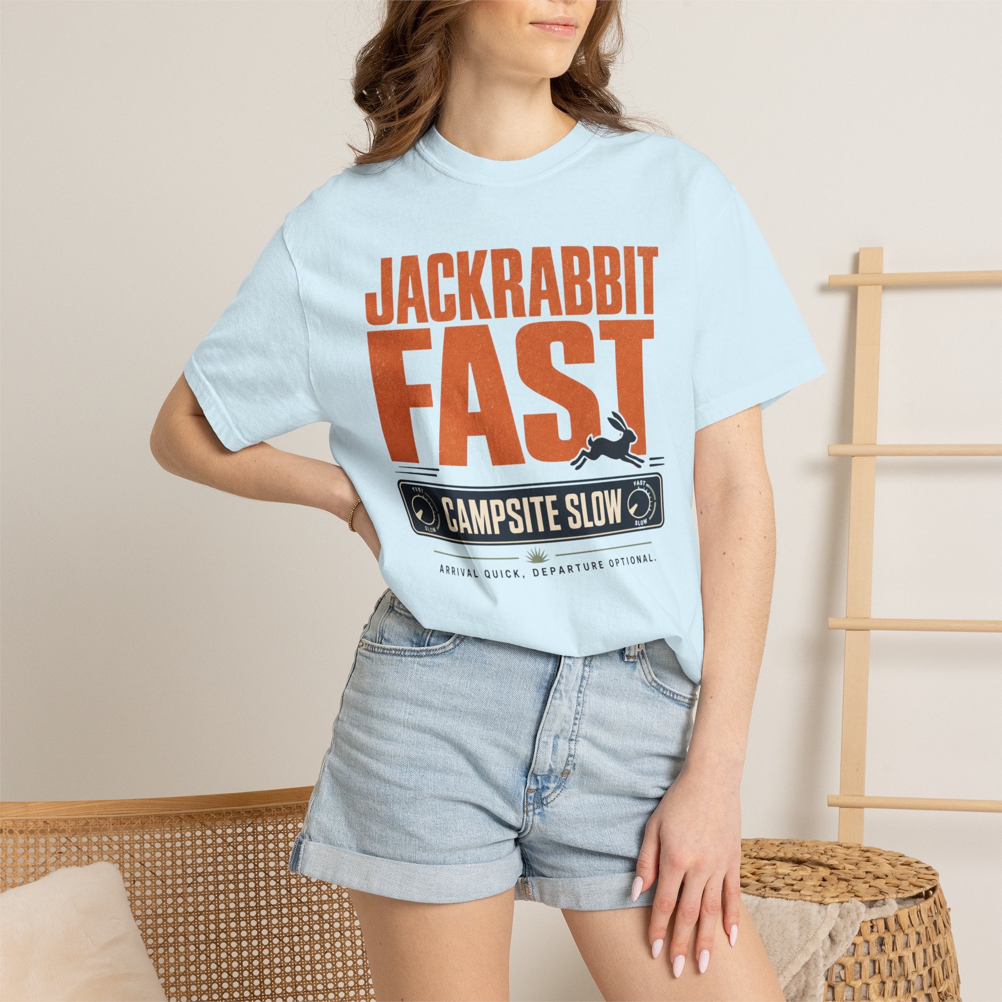 Jackrabbit Fast Campsite Slow - T-Shirt