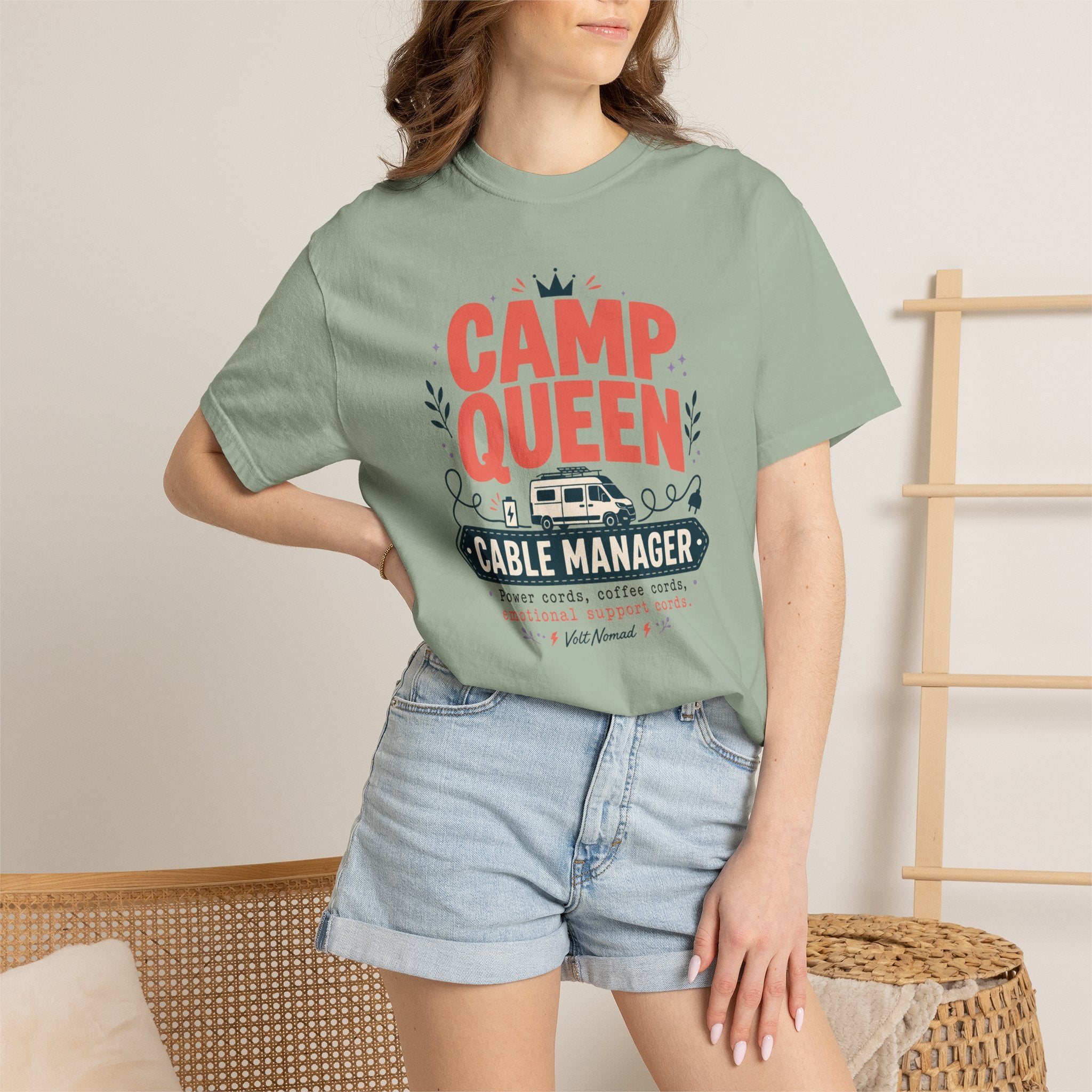 Camp Queen Cable Manager - T-Shirt